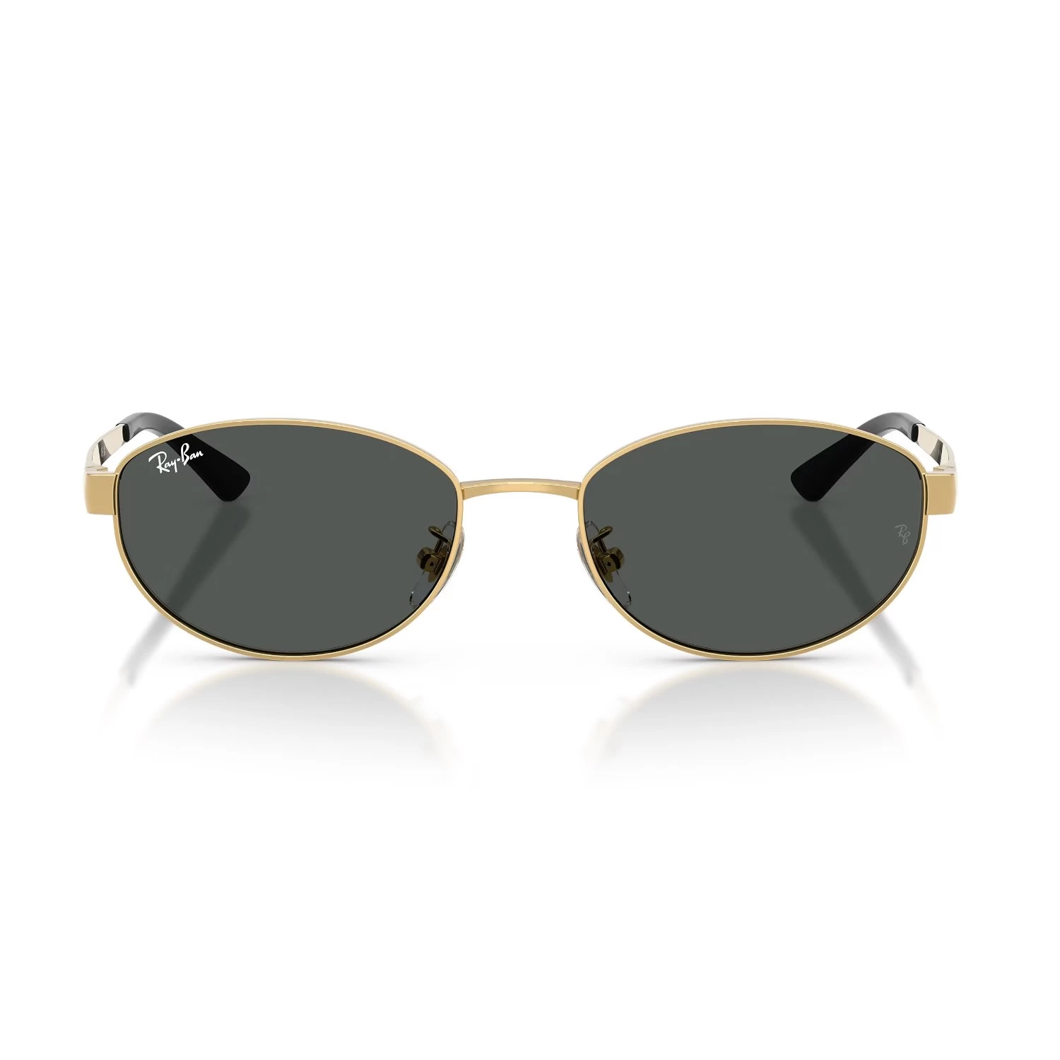 Ray-Ban Rb 3774D 00187 55 Unisex Oval Gold Metal Güneş Gözlüğü