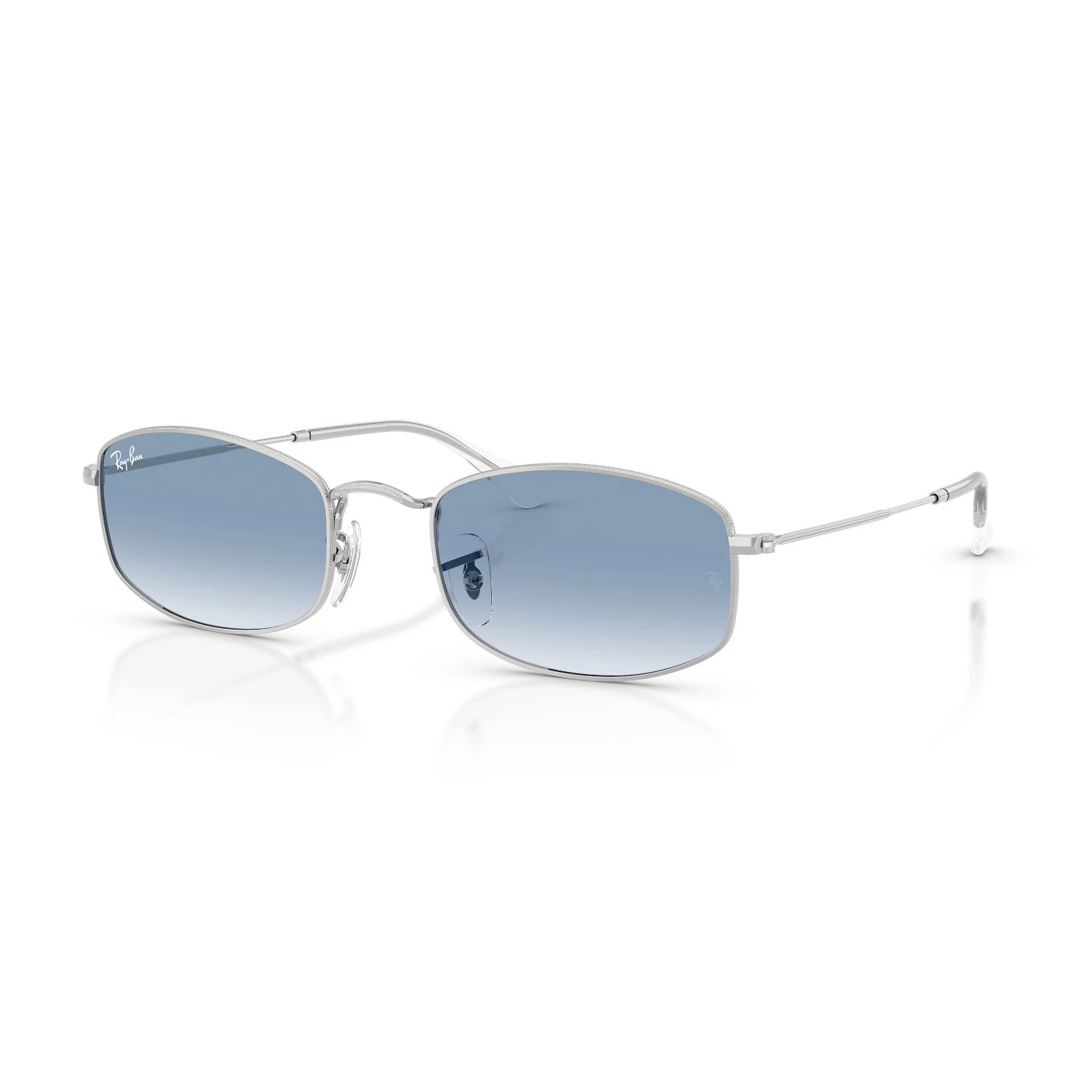 Ray-Ban Rb 3832 0033F 52 Unisex Geometrik Degrade Gümüş Metal Güneş Gözlüğü