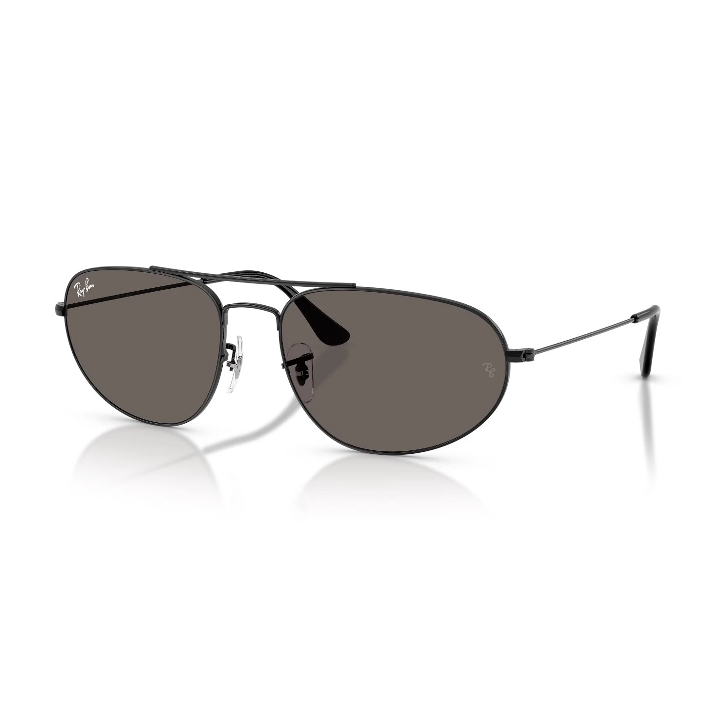 Ray-Ban Rb 3945 002B1 60 Unisex Geometrik Siyah Metal Güneş Gözlüğü