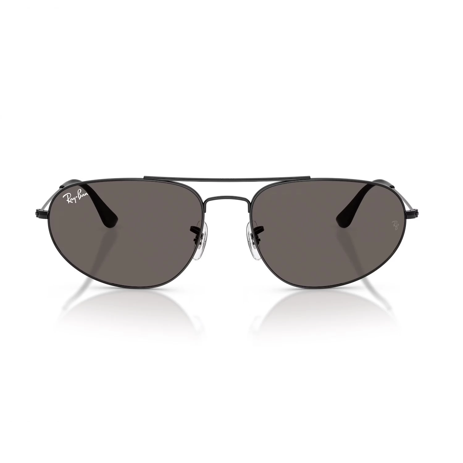 Ray-Ban Rb 3945 002B1 60 Unisex Geometrik Siyah Metal Güneş Gözlüğü