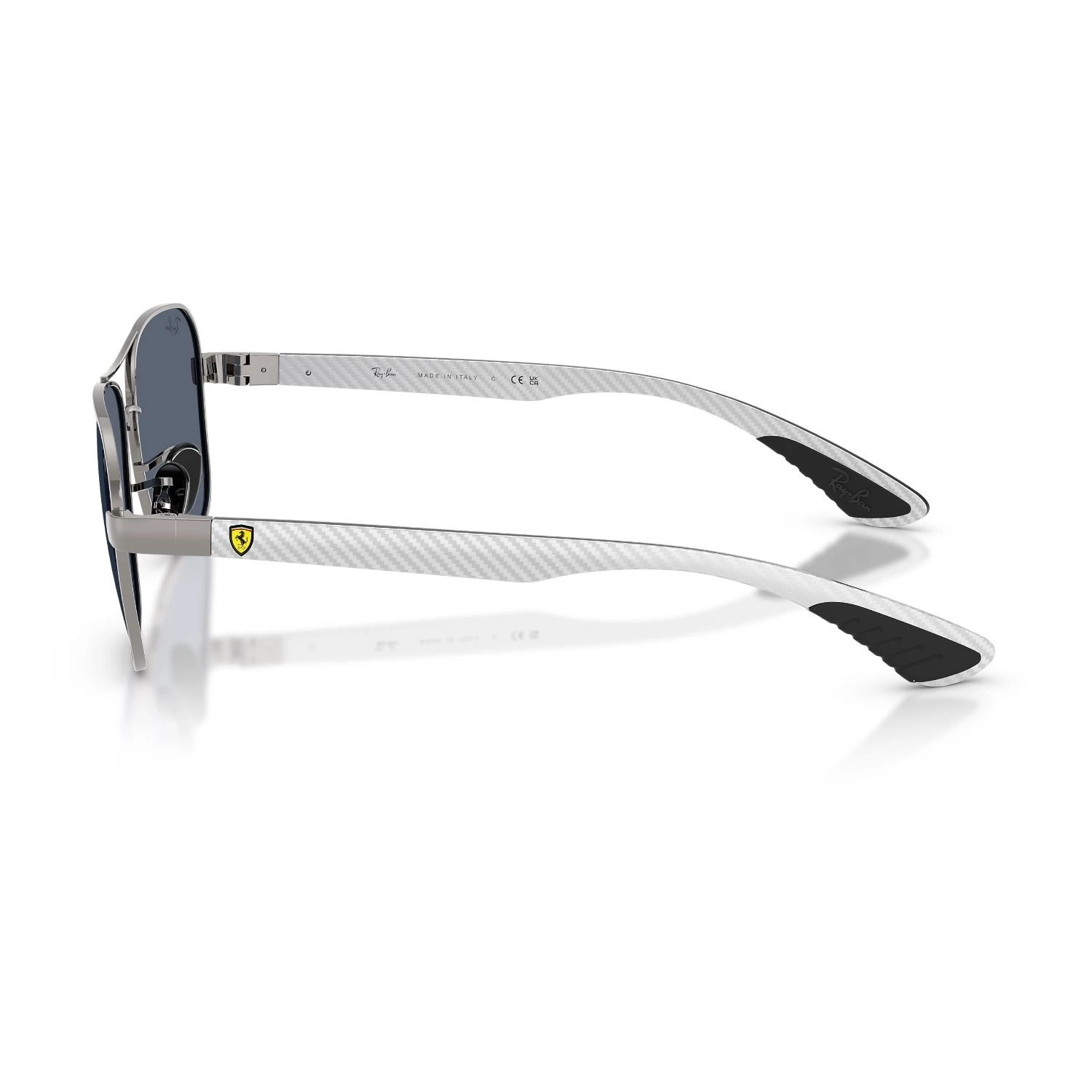 Ray-Ban Rb 8336M F11687 58 Scuderia Ferrari Erkek Gun Metal Geometrik Metal Güneş Gözlüğü