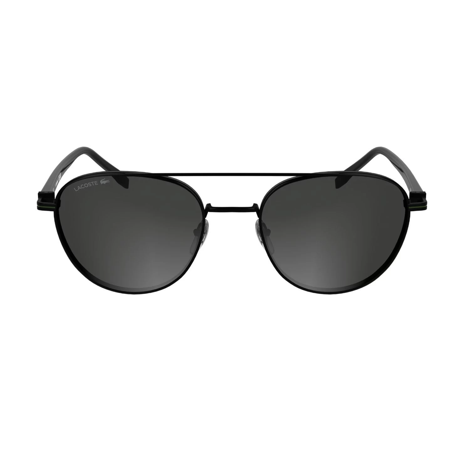 Lacoste L 271S 002 54 Unisex Oval Siyah Metal Güneş Gözlüğü