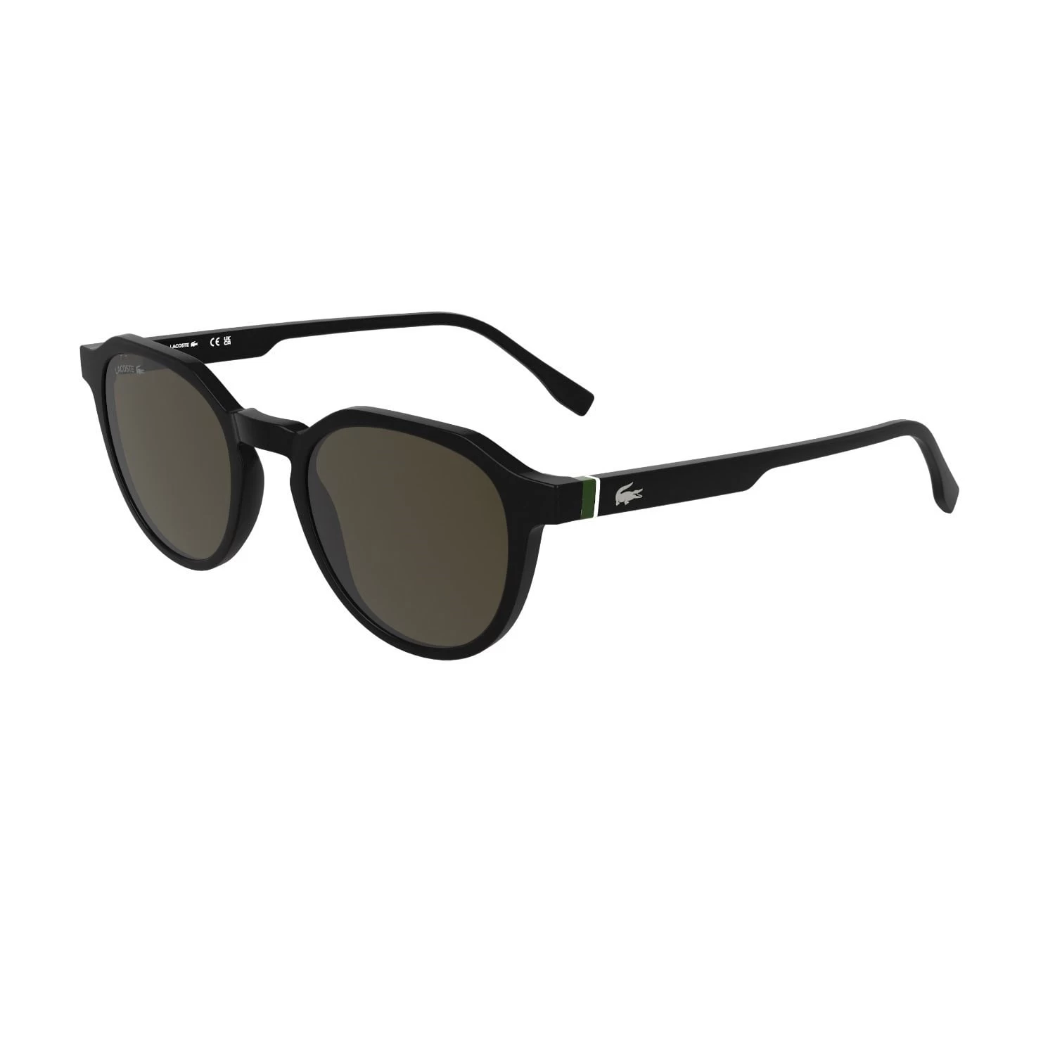 Lacoste L 6052S 001 51 Unisex Oval Siyah Kemik Güneş Gözlüğü