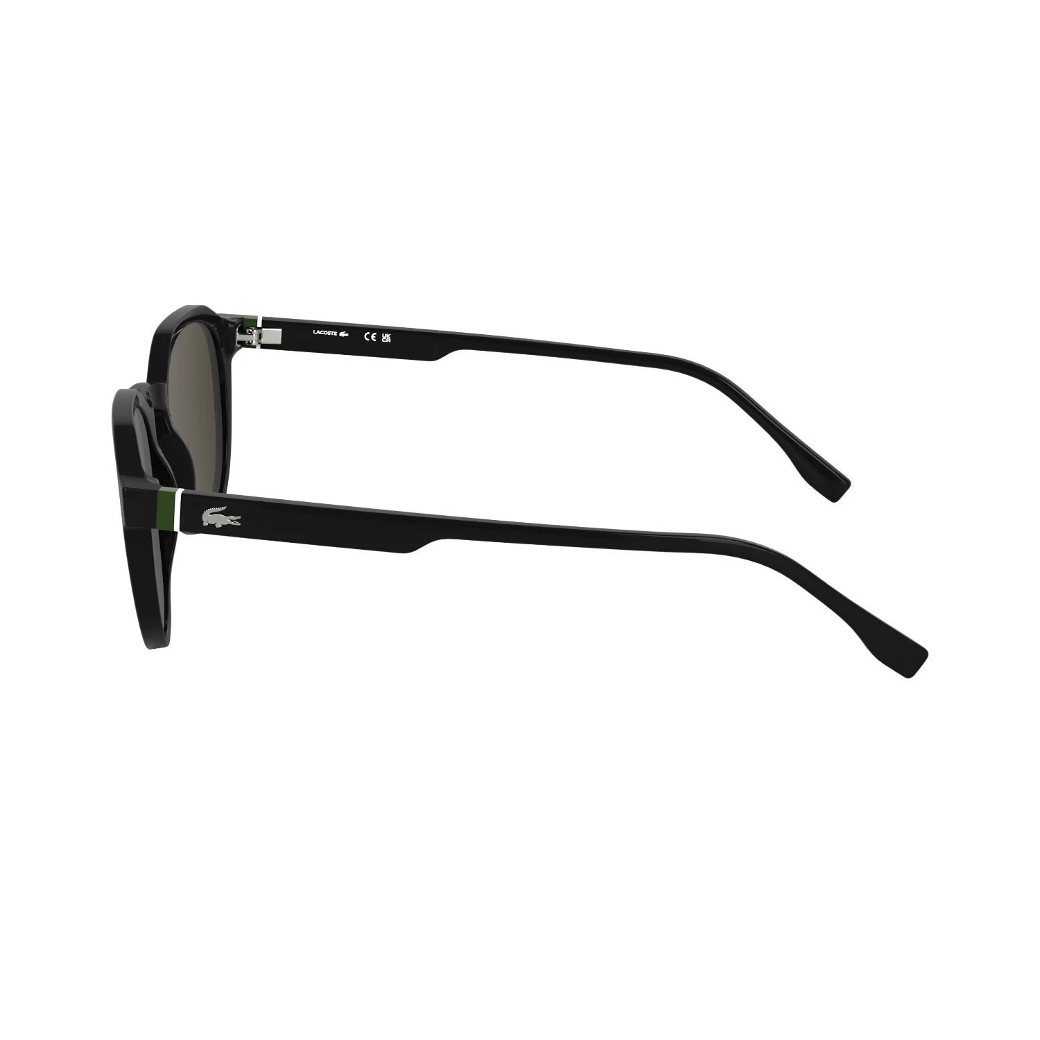 Lacoste L 6052S 001 51 Unisex Oval Siyah Kemik Güneş Gözlüğü