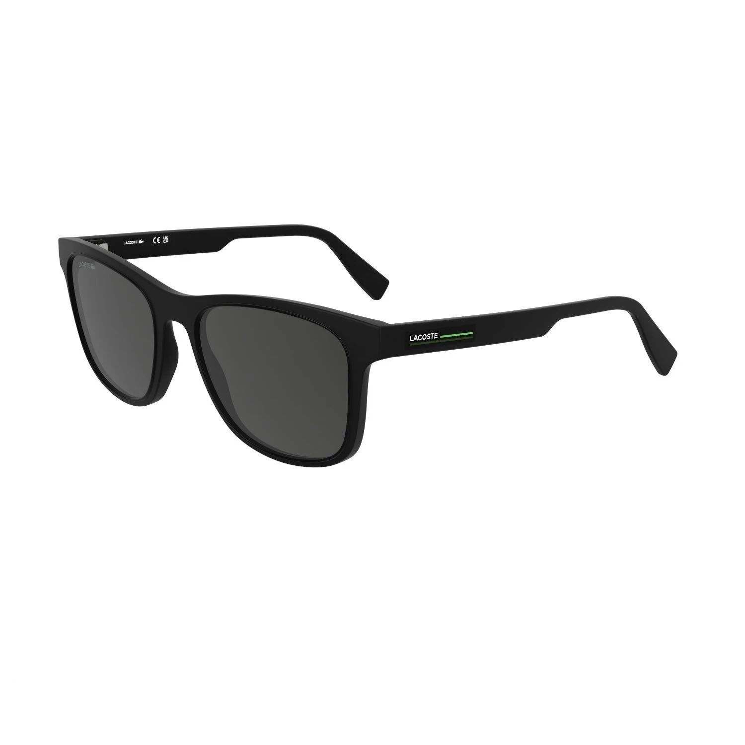 Lacoste L 6054S 002 55 Unisex Dikdörtgen Siyah Kemik Güneş Gözlüğü