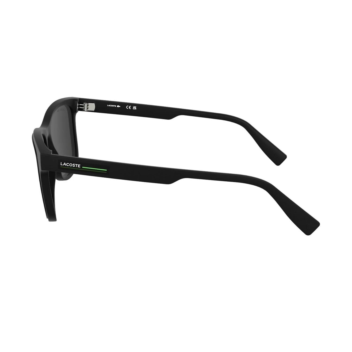 Lacoste L 6054S 002 55 Unisex Dikdörtgen Siyah Kemik Güneş Gözlüğü