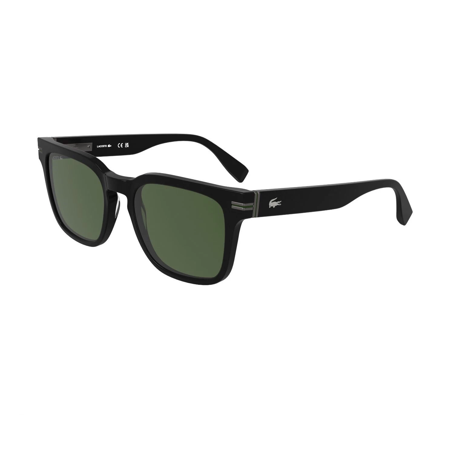 Lacoste L 6065S 001 54 Unisex Kare Siyah Kemik Güneş Gözlüğü