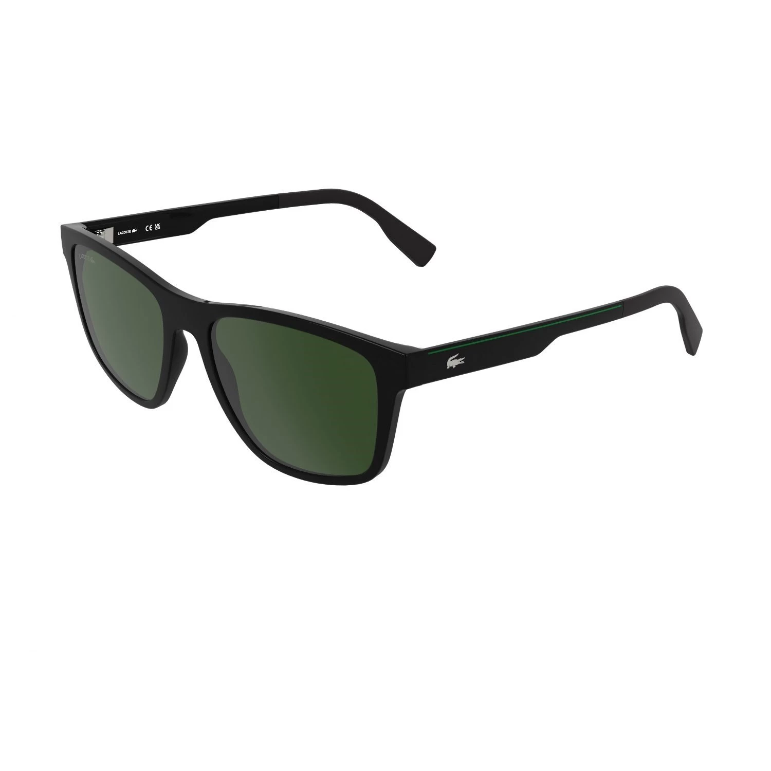 Lacoste L 6078S 001 56 Unisex Dikdörtgen Siyah Kemik Güneş Gözlüğü