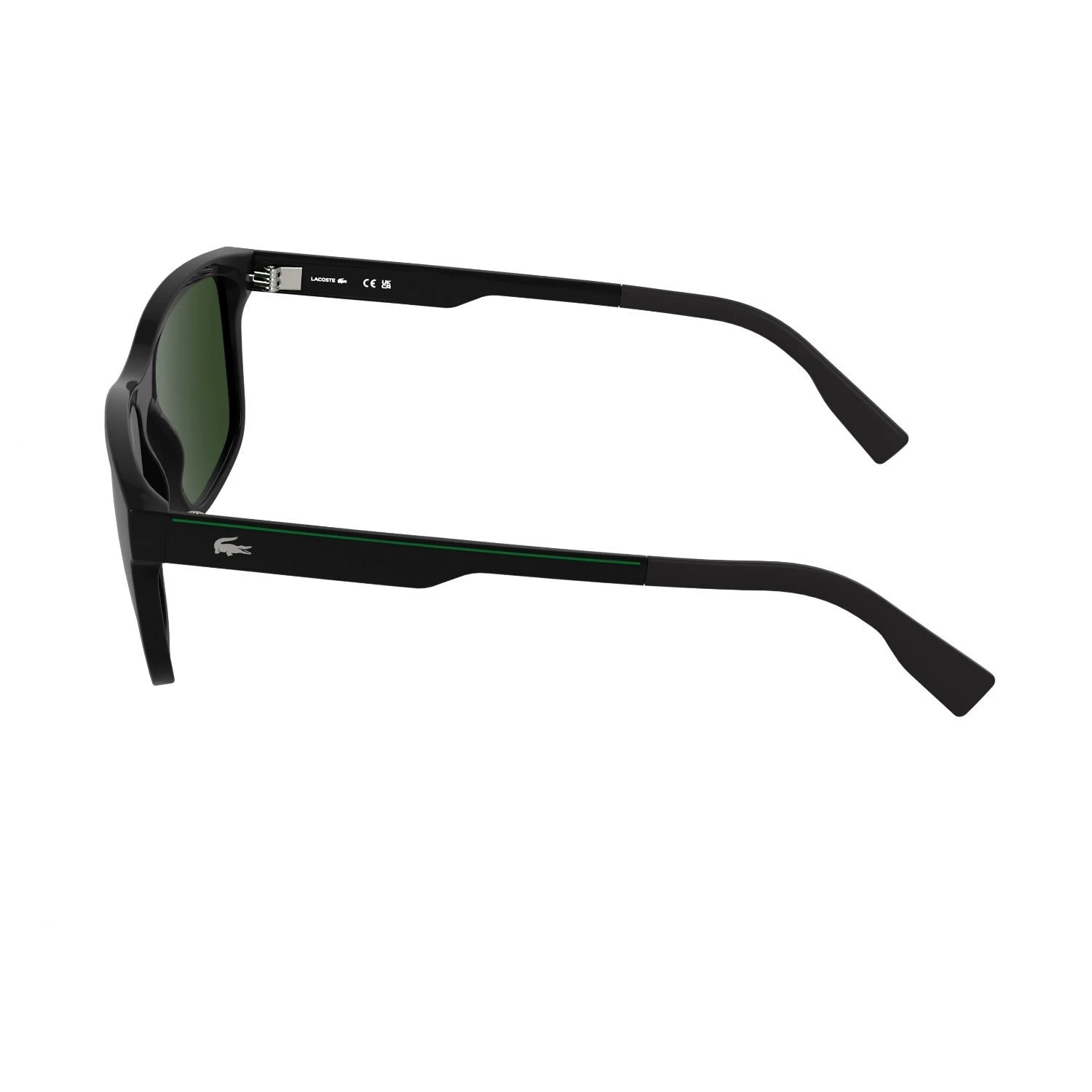 Lacoste L 6078S 001 56 Unisex Dikdörtgen Siyah Kemik Güneş Gözlüğü