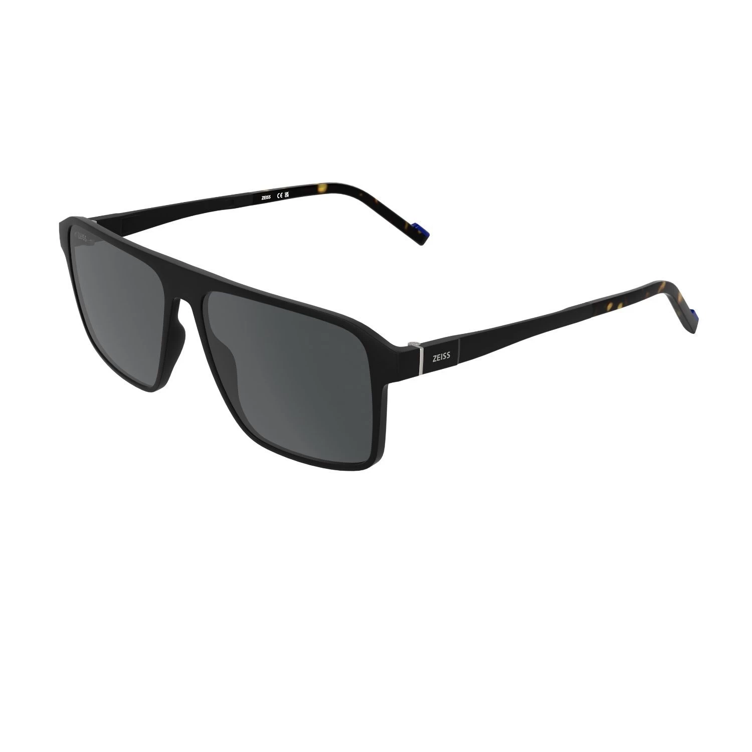 Zeiss Zs 25564S 002 57 Unisex Kare Siyah Kemik Güneş Gözlüğü