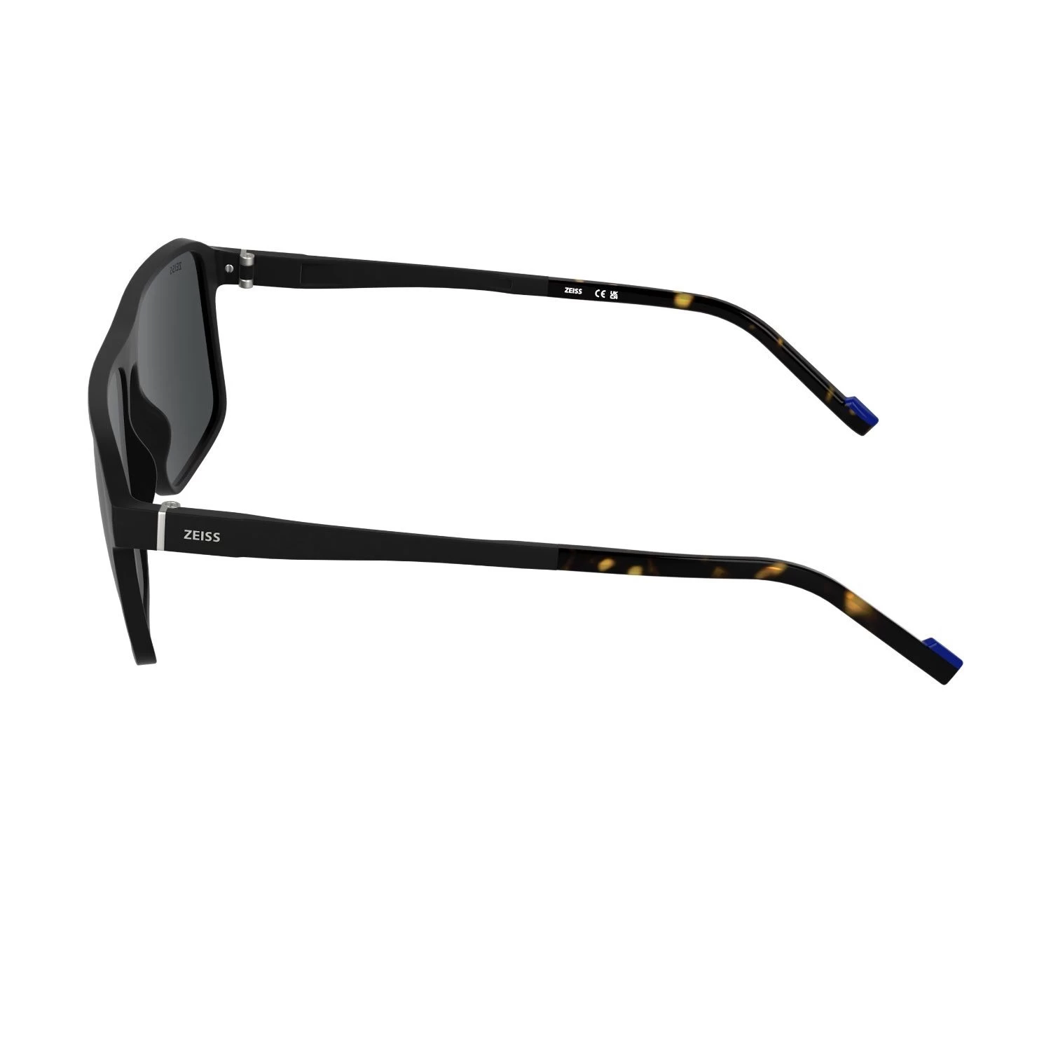 Zeiss Zs 25564S 002 57 Unisex Kare Siyah Kemik Güneş Gözlüğü