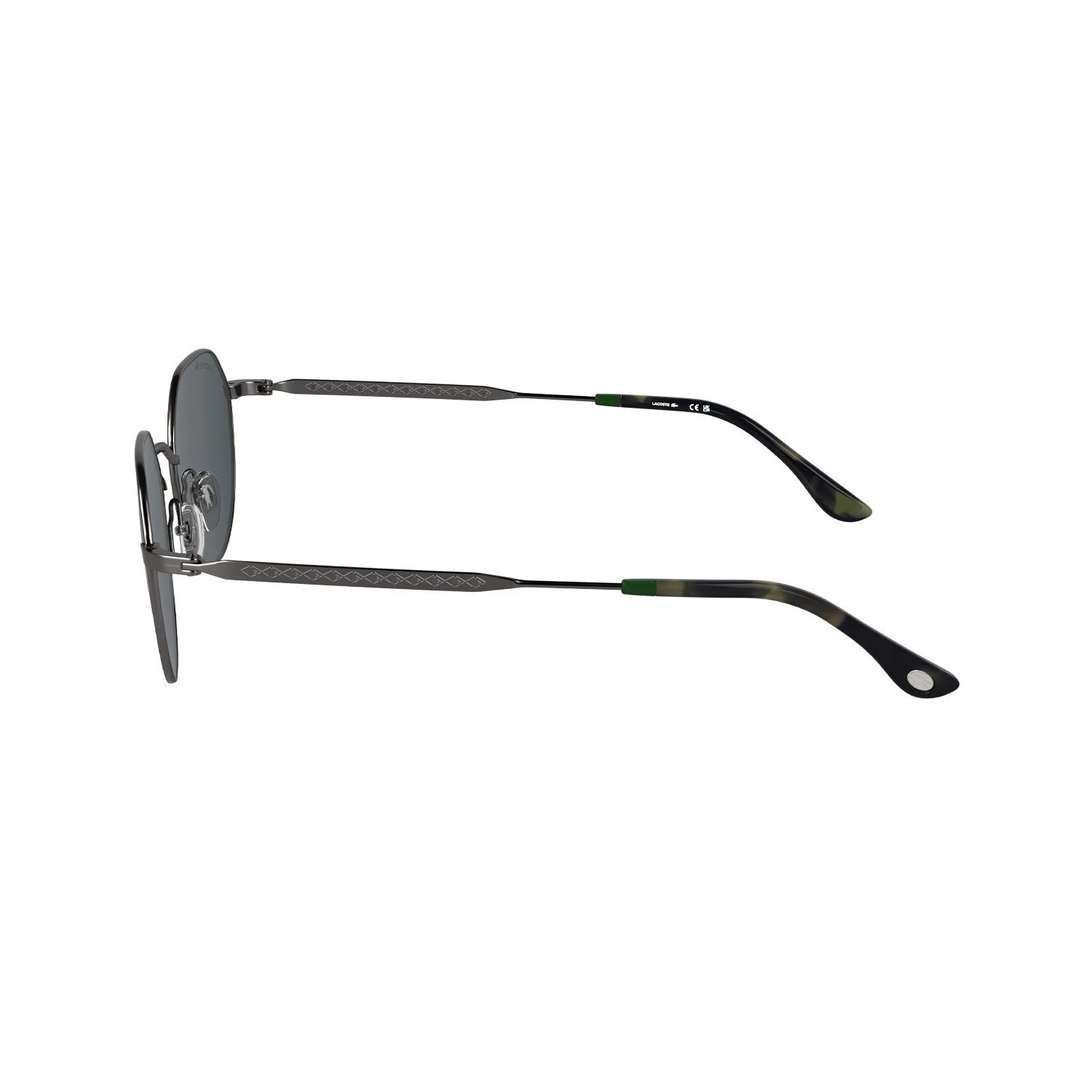 Lacoste L 268S 035 53 Unisex Oval Gun Metal Güneş Gözlüğü