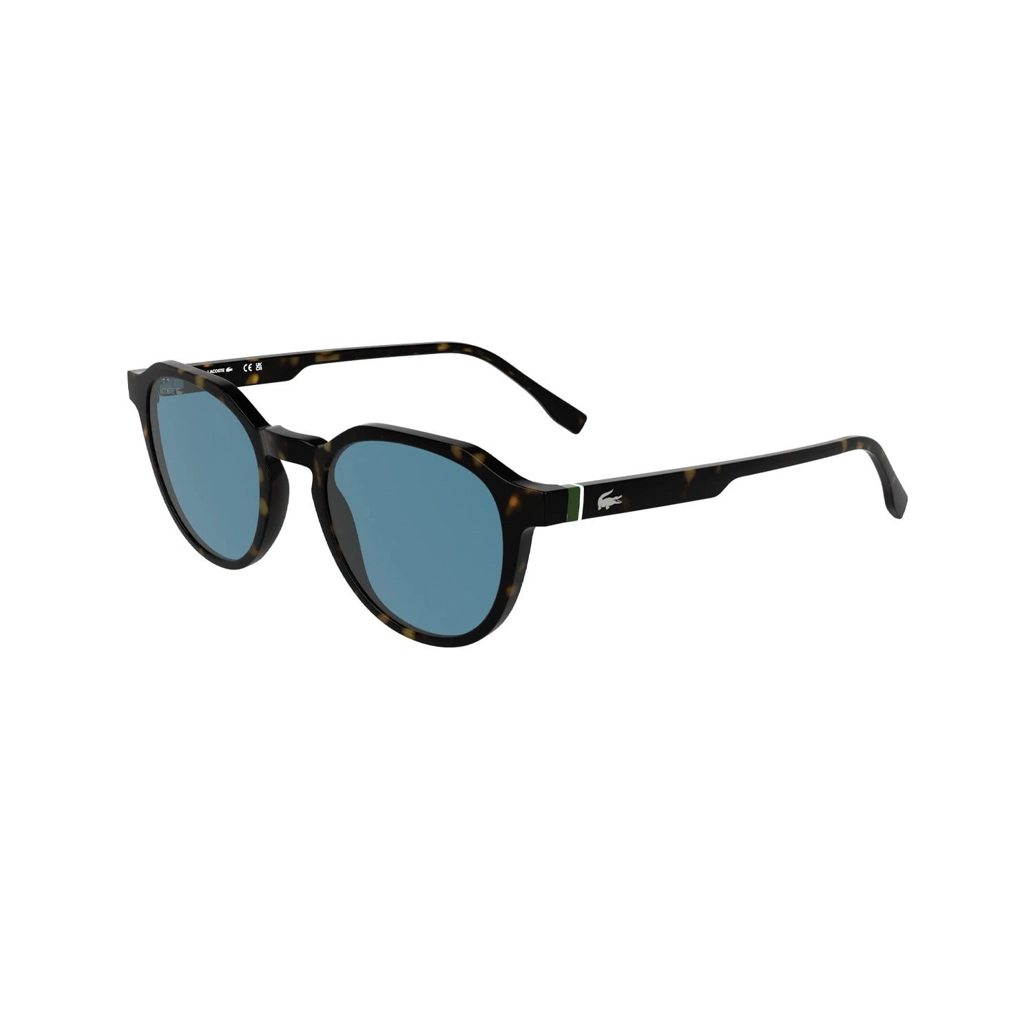 Lacoste L 6052S 214 51 Kadın Oval Kırçıllı Kahverengi Kemik Güneş Gözlüğü