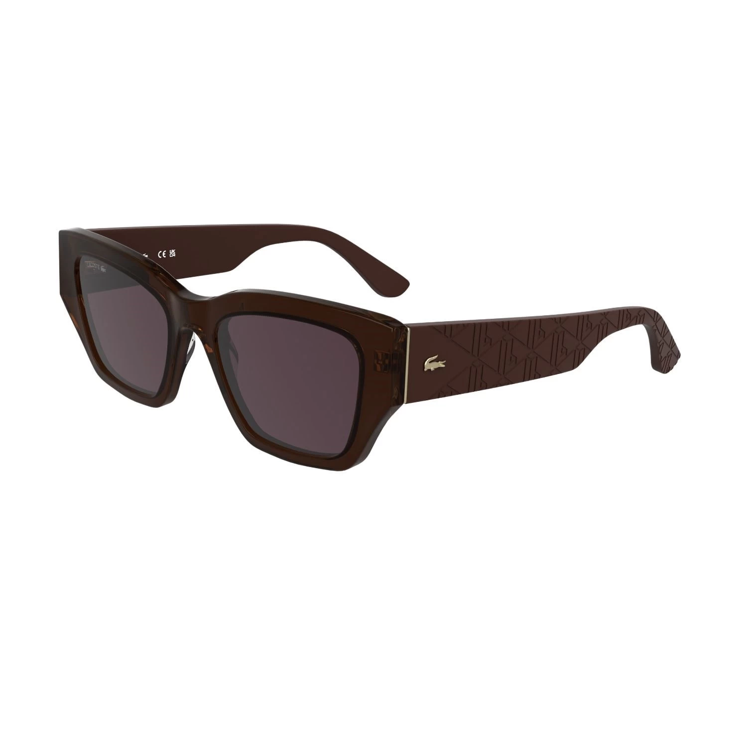 Lacoste L 6053S 210 52 Kadın Cat Eye Bordo Kemik Güneş Gözlüğü