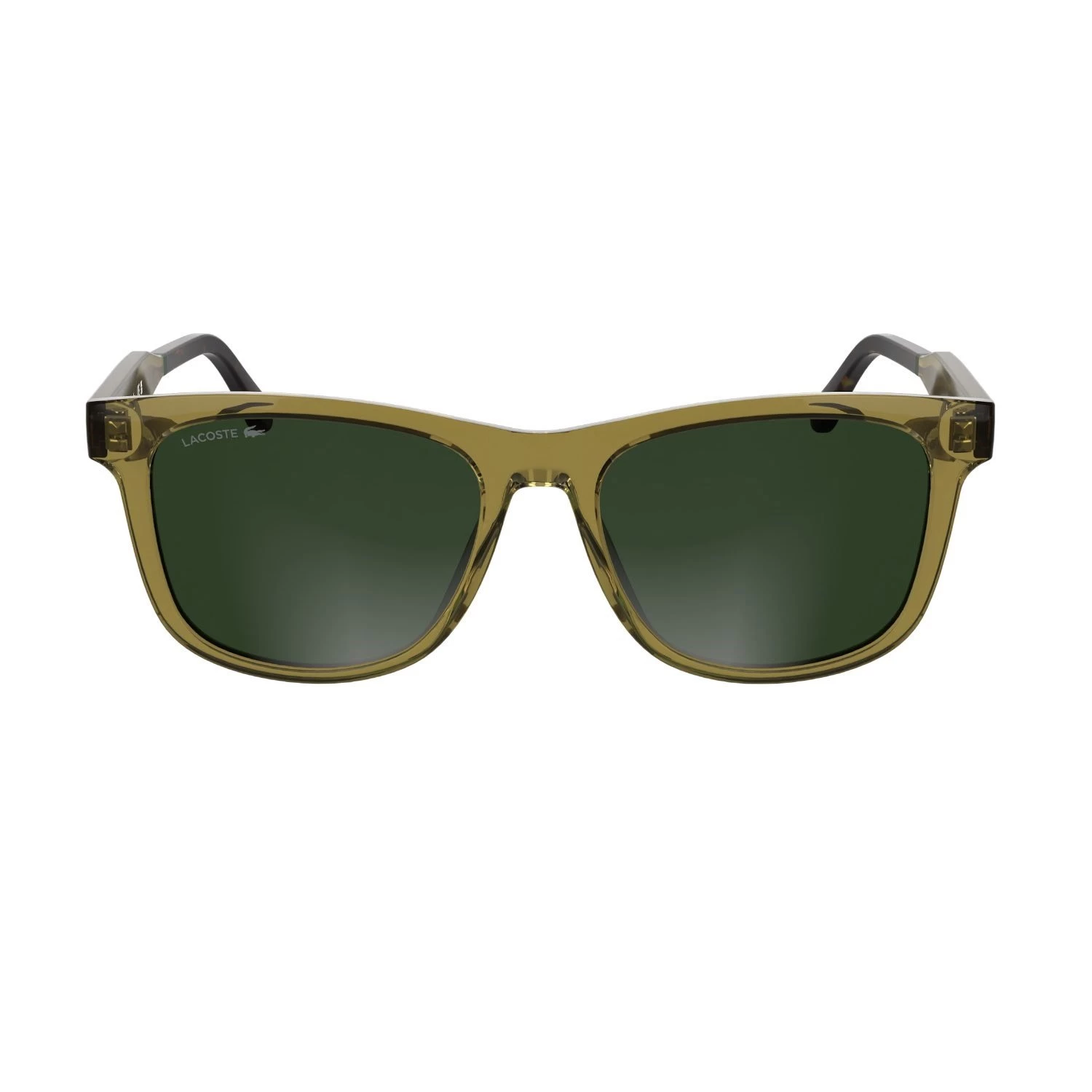 Lacoste L 6060S 264 54 Unisex Dikdörtgen Şeffaf Sarı Kemik Güneş Gözlüğü