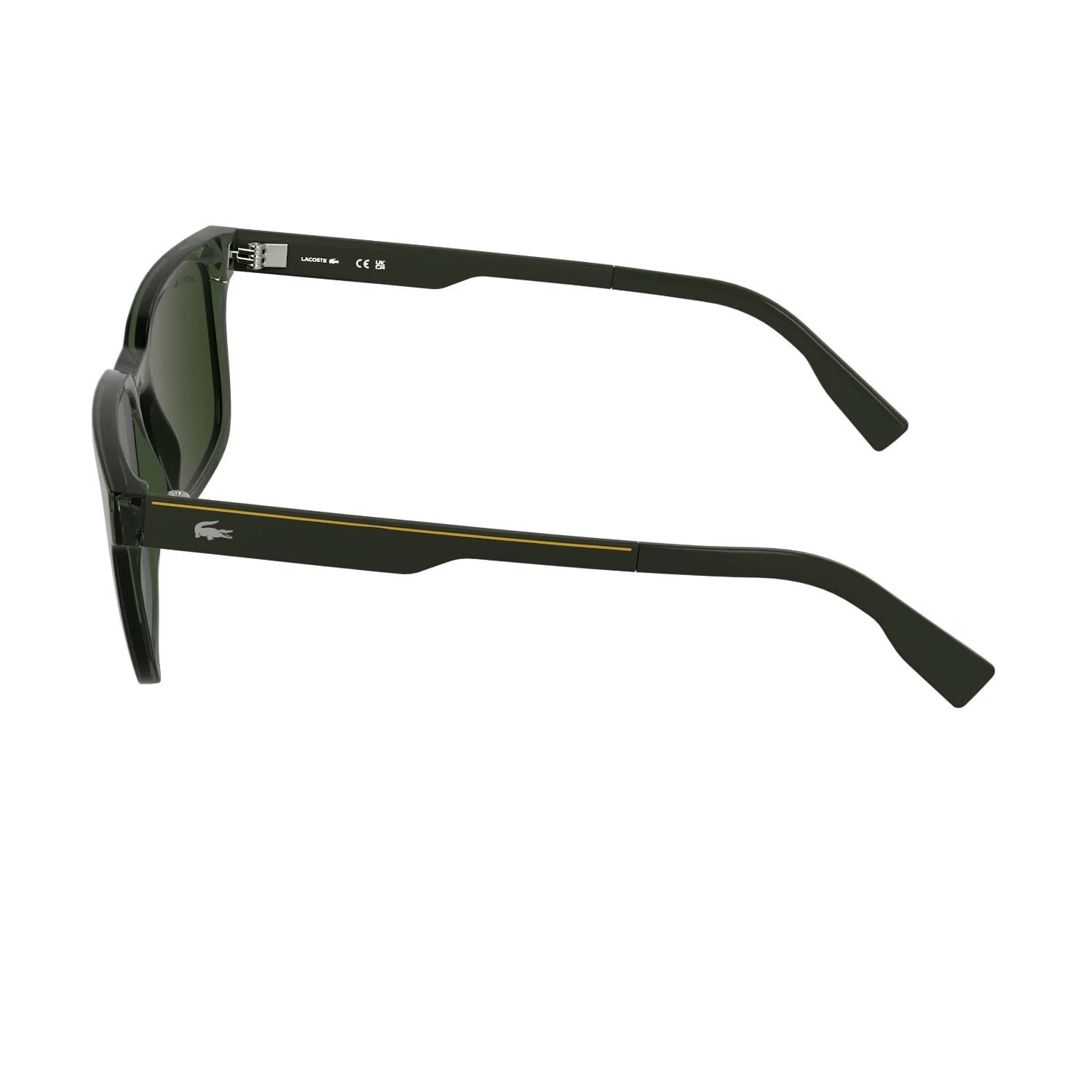 Lacoste L 6077S 301 55 Unisex Dikdörtgen Yeşil Kemik Güneş Gözlüğü