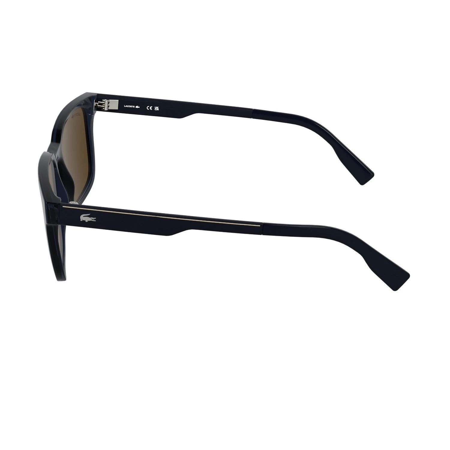 Lacoste L 6077S 410 55 Unisex Dikdörtgen Mavi Kemik Güneş Gözlüğü