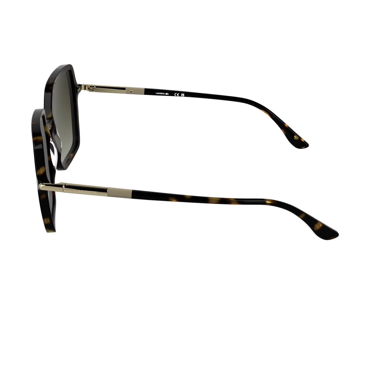 Lacoste L 6079S 230 57 Kadın Geometrik Kırçıllı Kahverengi Kemik Güneş Gözlüğü