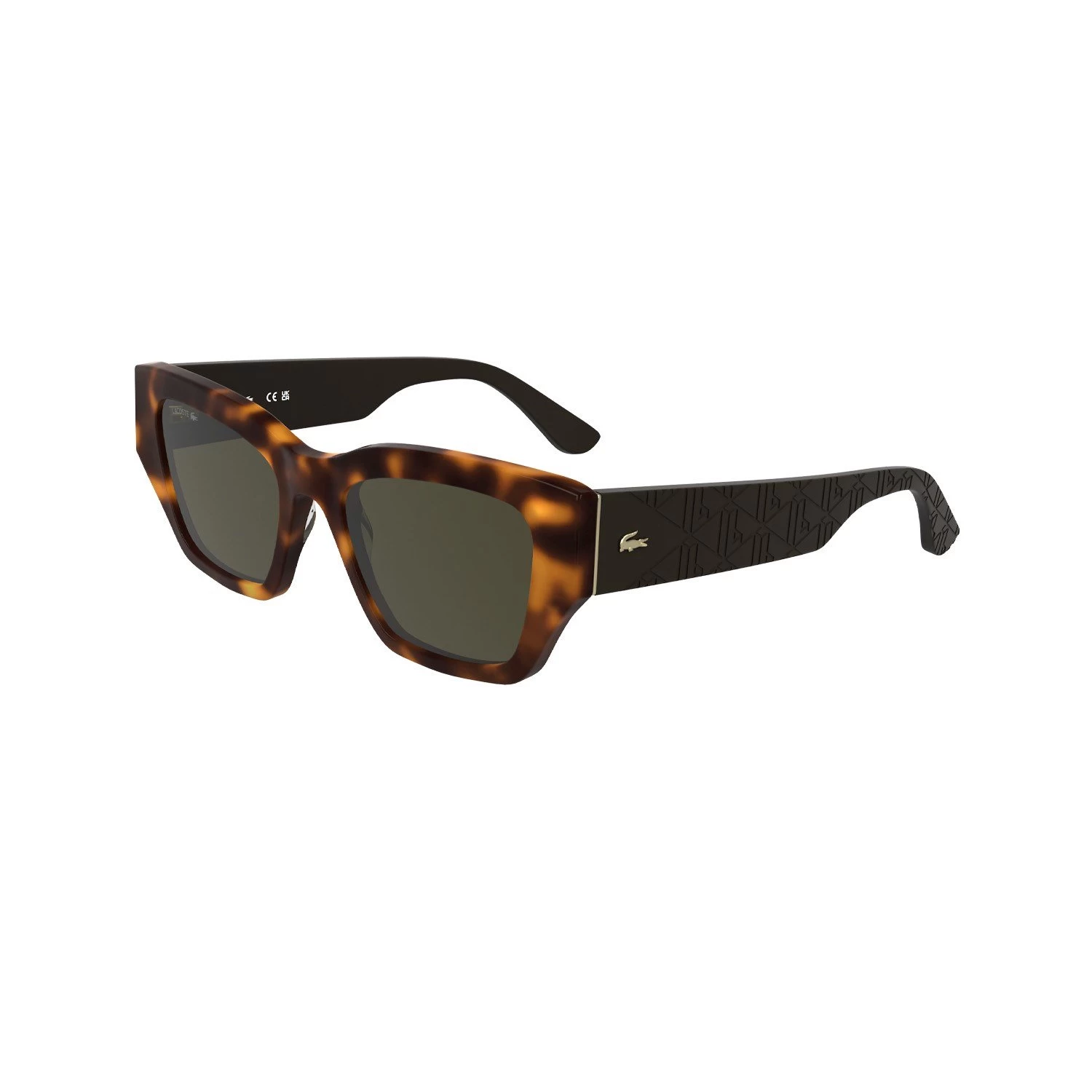 Lacoste L 6053S 214 52 Kadın Cat Eye Kırçıllı Kahverengi Kemik Güneş Gözlüğü