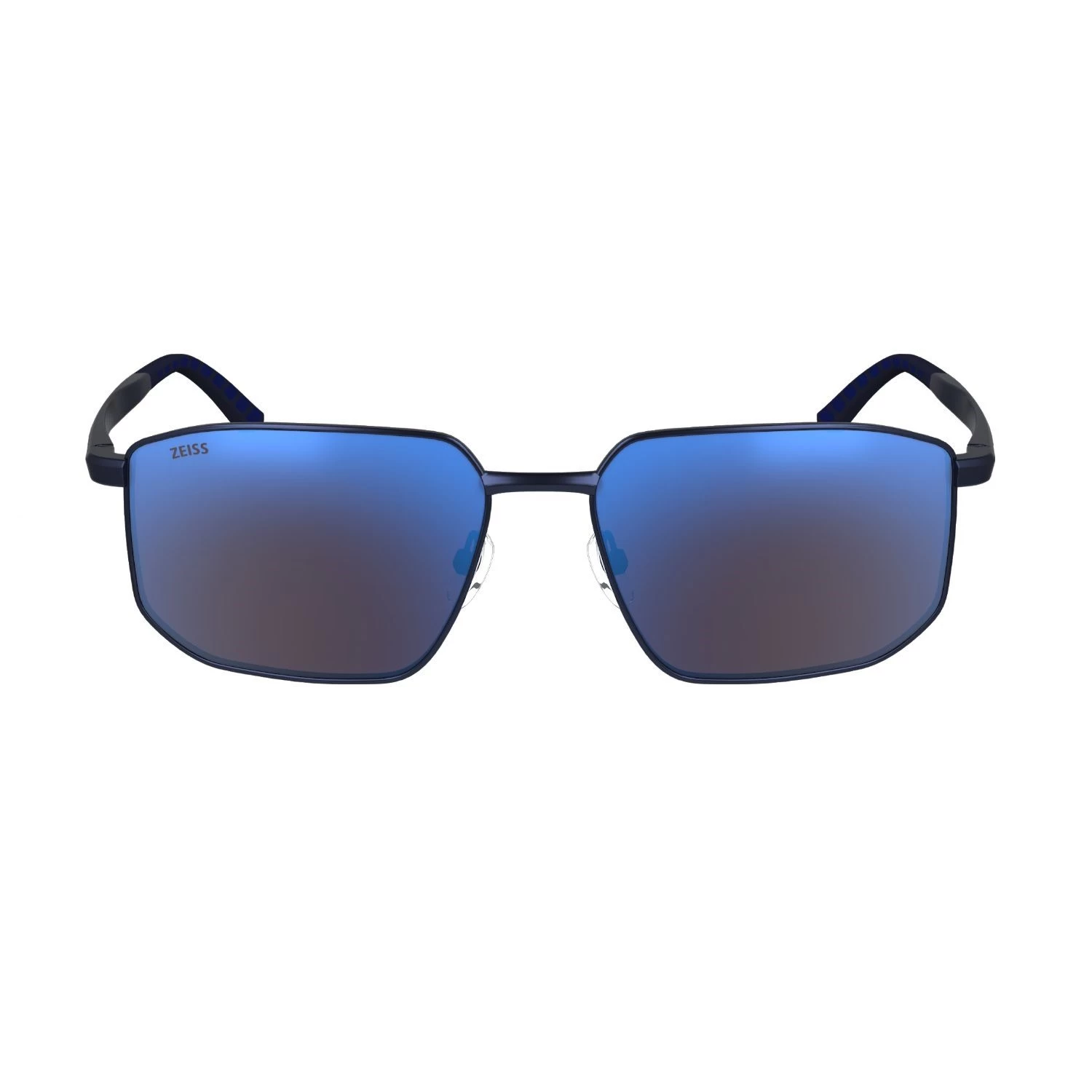 Zeiss Zs 23139Sp 403 57 Erkek Geometrik Lacivert Aynalı Metal Güneş Gözlüğü