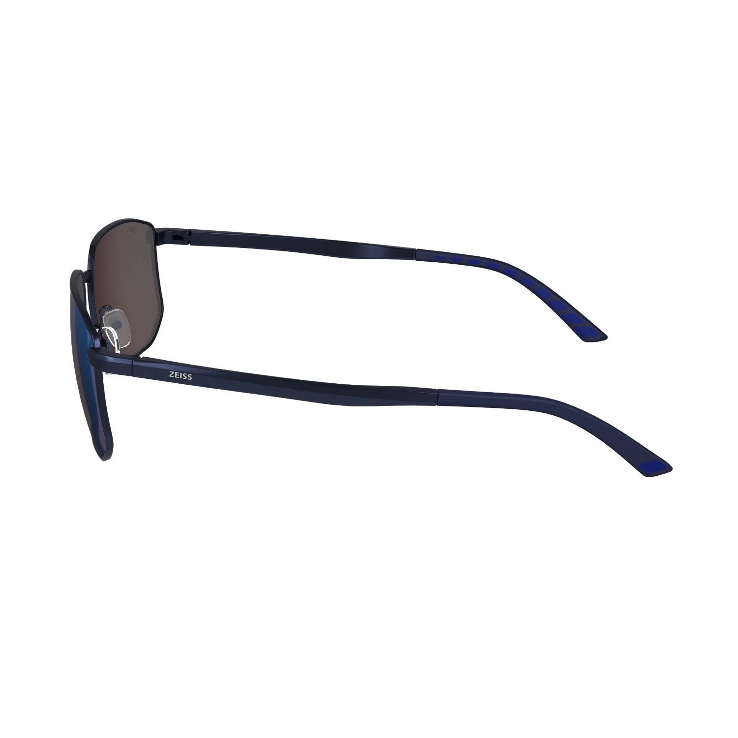 Zeiss Zs 23139Sp 403 57 Erkek Geometrik Lacivert Aynalı Metal Güneş Gözlüğü