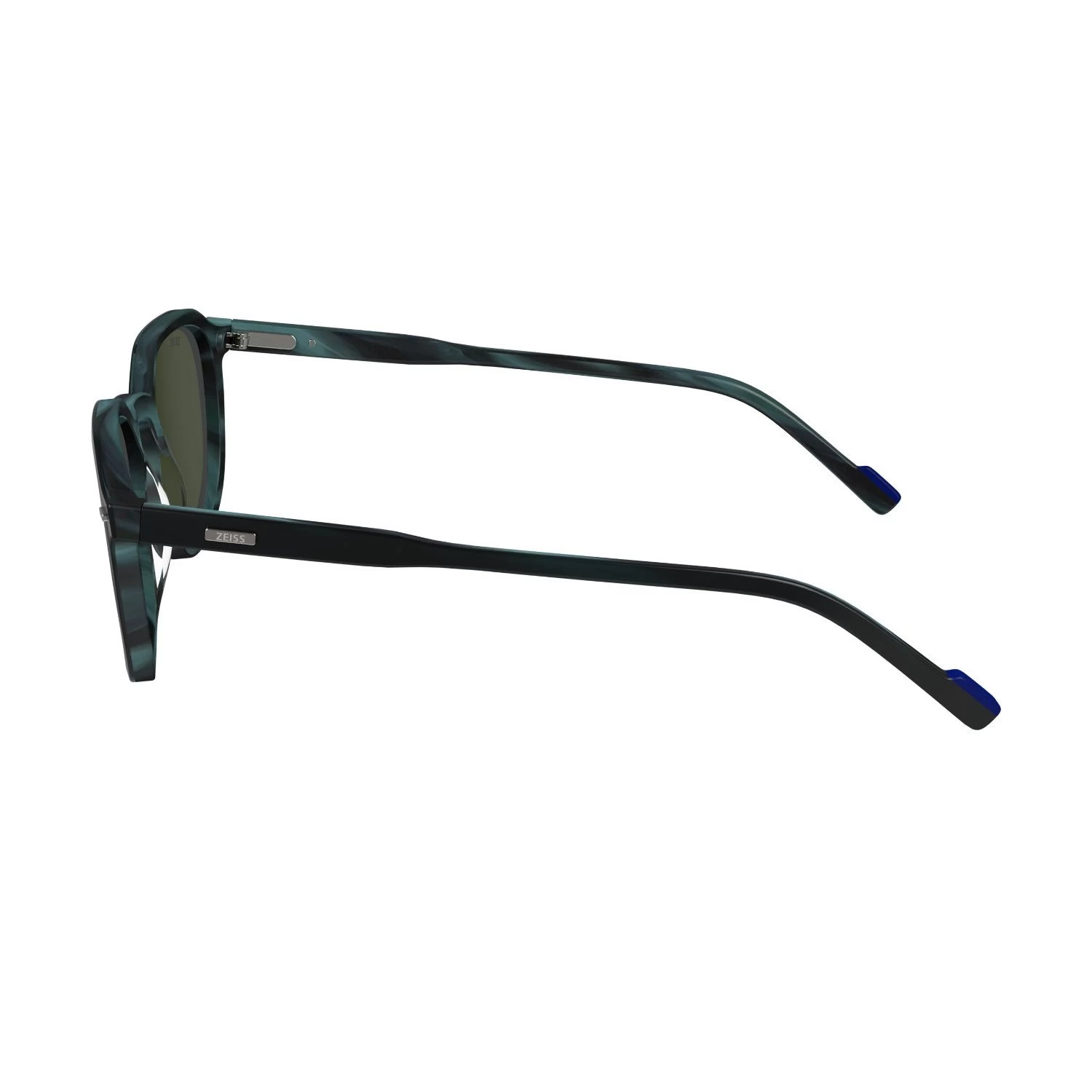 Zeiss Zs 24543S 463 50 Kadın Oval Mavi Kırçıllı Kemik Güneş Gözlüğü