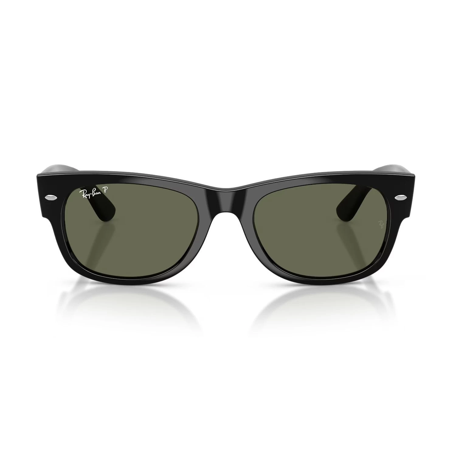 Ray-Ban Rb 0832S 90158 52 Mega Wayfarer Unisex Polarize Kare Siyah Kemik Güneş Gözlüğü