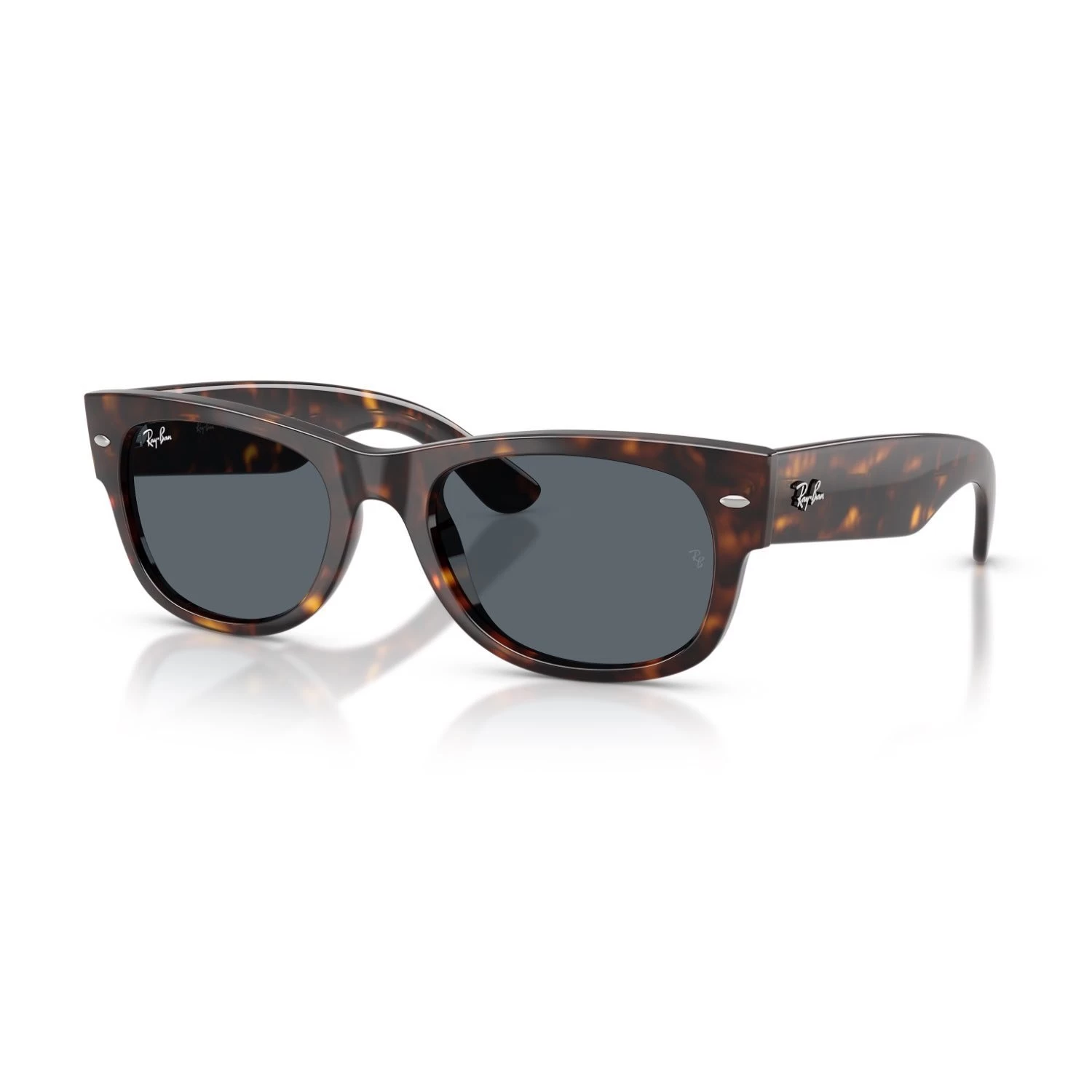 Ray-Ban Rb 0832S 902R5 52 Mega Wayfarer Unisex Kare Kırçıllı Kahverengi Güneş Gözlüğü