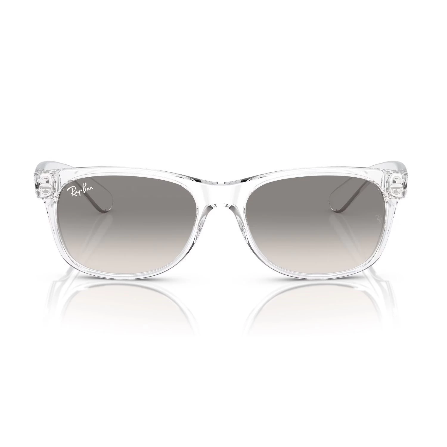 Ray-Ban Rb 2132 677432 55 New Wayfarer Unisex Kare Şeffaf Kemik Güneş Gözlüğü