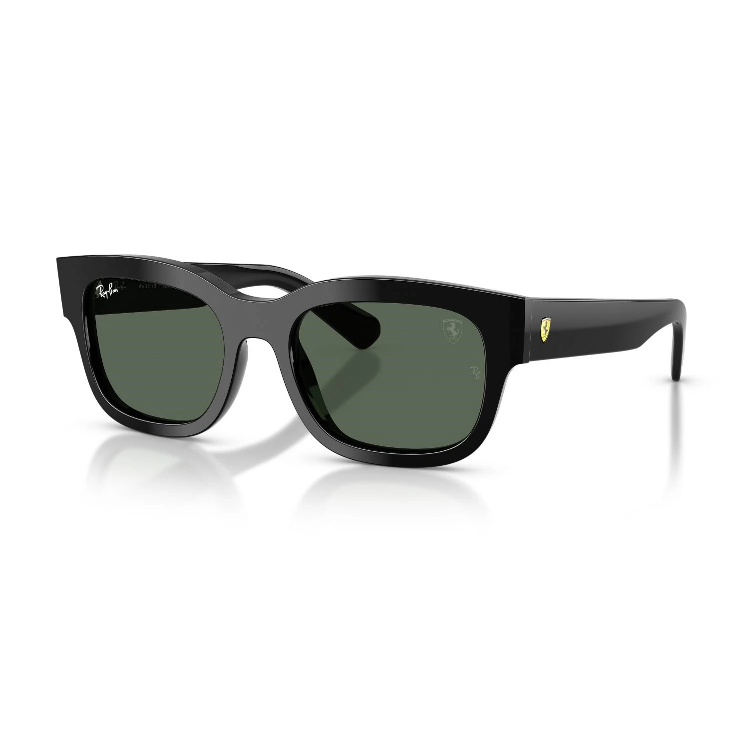 Ray-Ban Rb 2228M F60171 53 Scuderia Ferrari Unisex Kare Siyah Kemik Güneş Gözlüğü