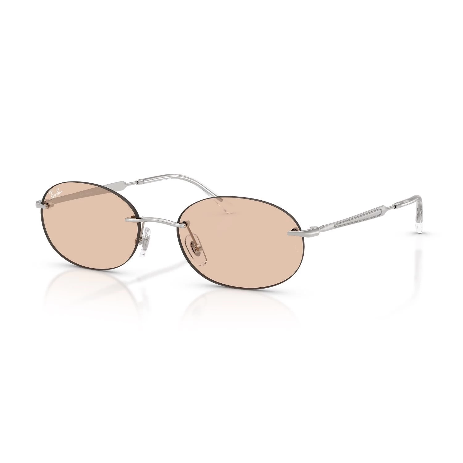 Ray-Ban Rb 3767 003Mg 54 Unisex Oval Photochromic Gümüş Metal Güneş Gözlüğü