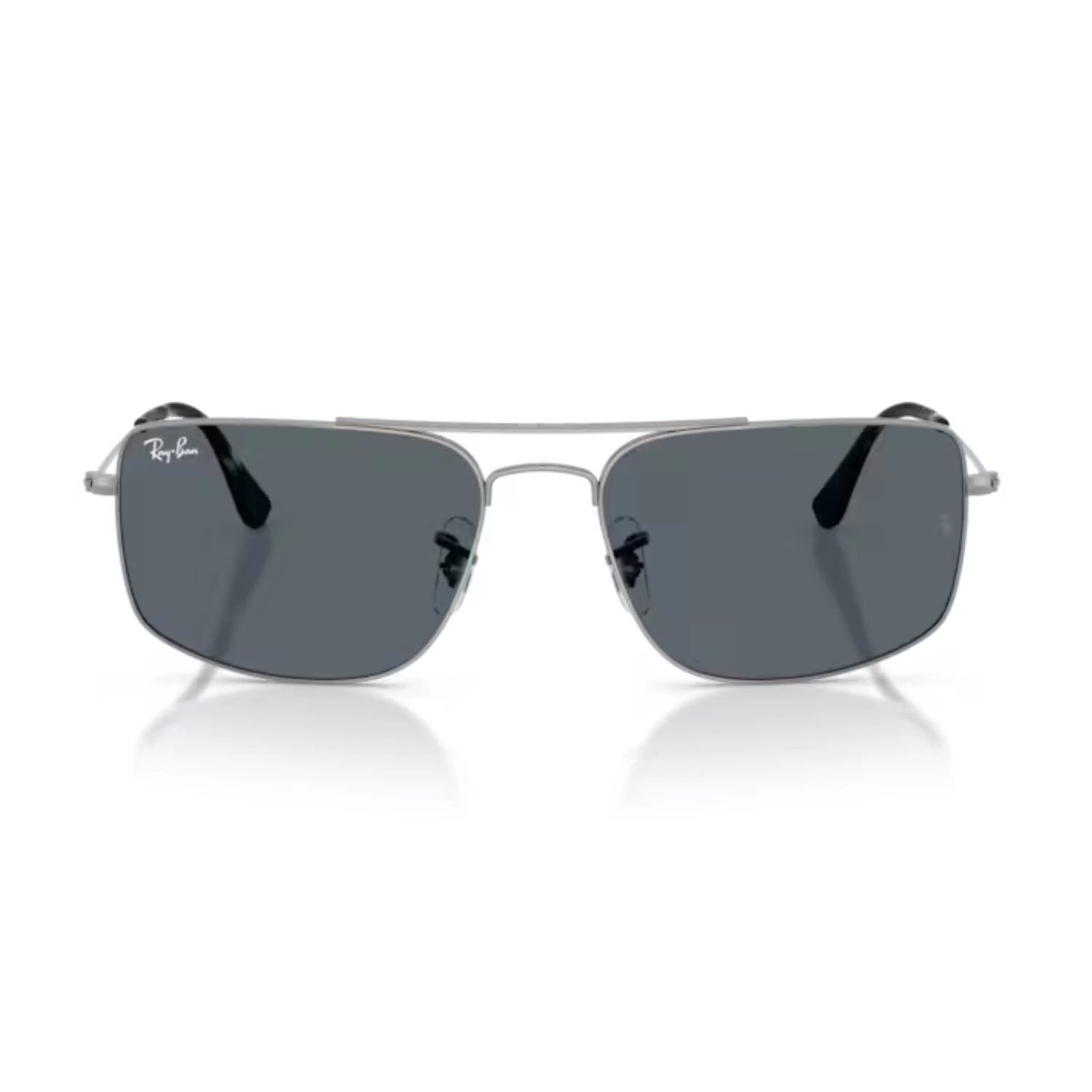 Ray-Ban Rb 3779 004R5 56 Explorer 3 Unisex Kare Gri Metal Güneş Gözlüğü