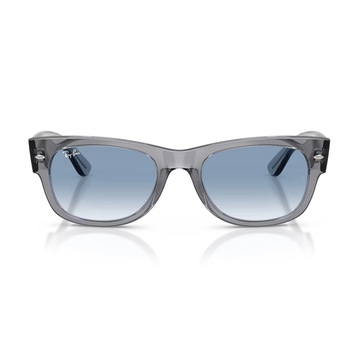 Ray-Ban Rb 0832S 68463F 55 Mega Wayfarer Unisex Kare Gri Kemik Güneş Gözlüğü