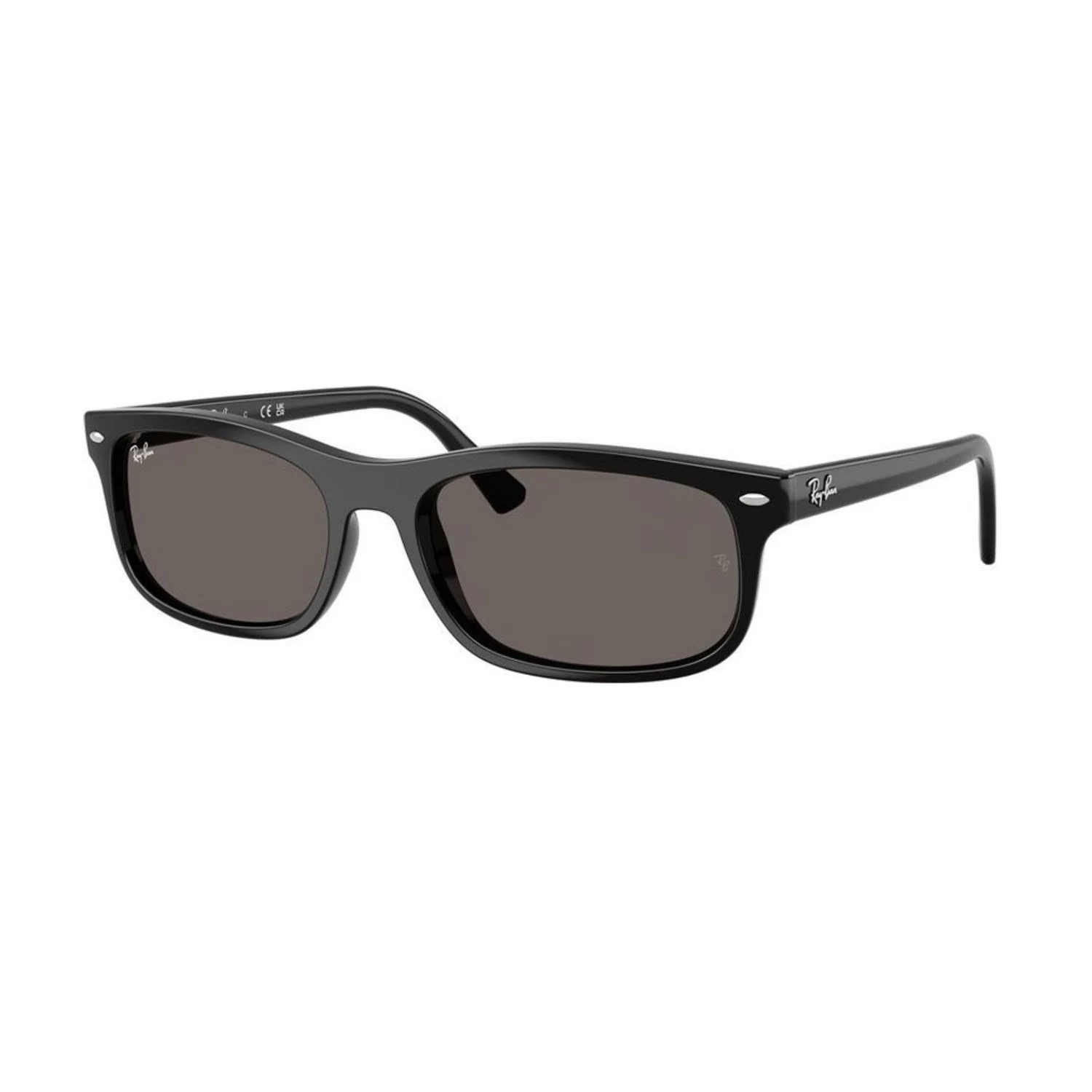 Ray-Ban Rb 2224 901B1 57 Unisex Dikdörtgen Siyah Kemik Güneş Gözlüğü