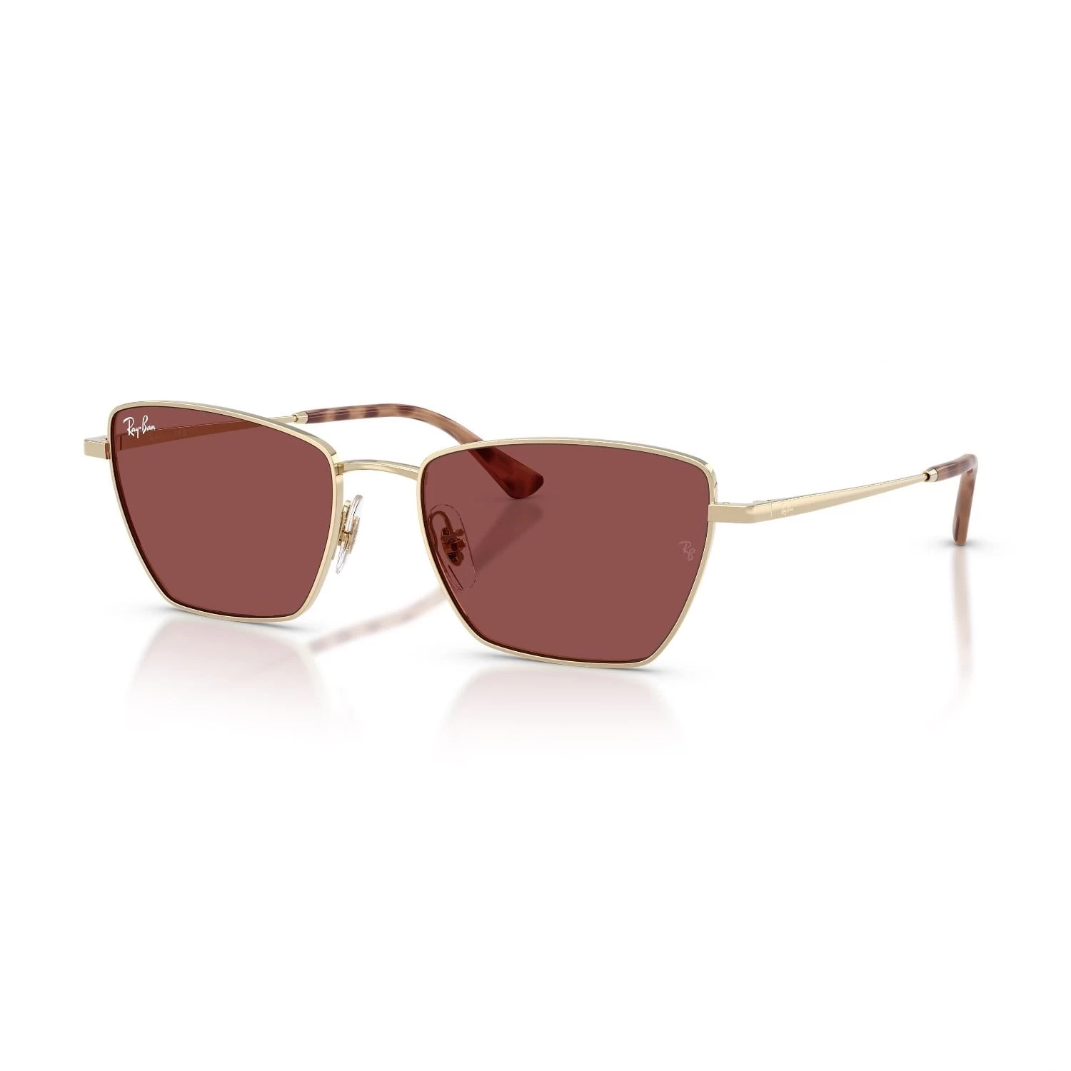 Ray-Ban Rb 3783 921375 53 Unisex Geometrik Gold Metal Güneş Gözlüğü