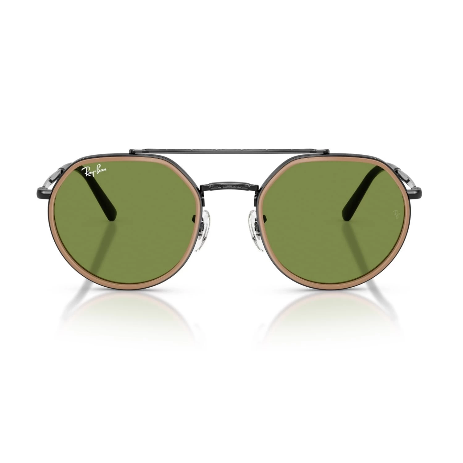 Ray-Ban Rb 3765 92794E 53 Unisex Geometrik Siyah Metal Güneş Gözlüğü