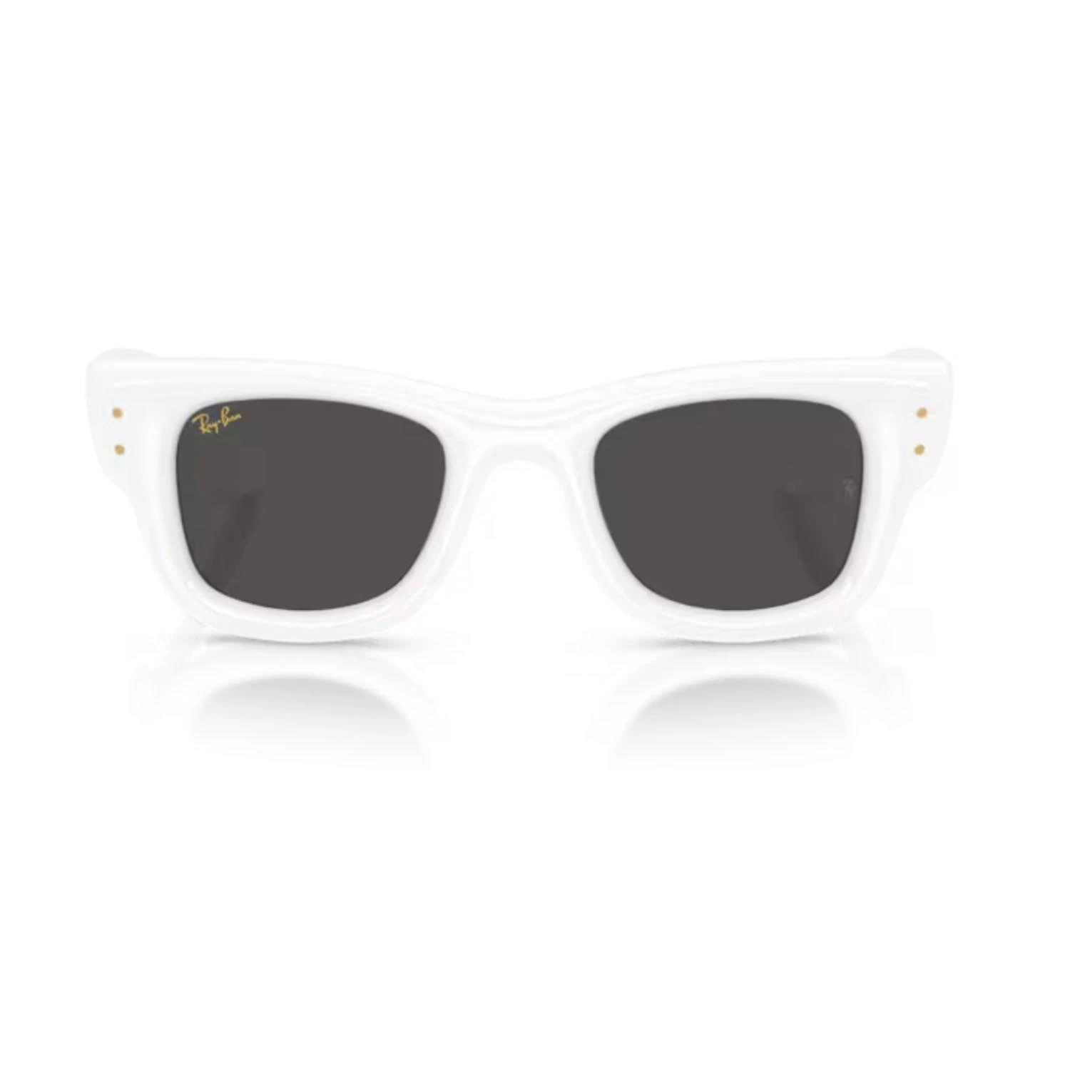 Ray-Ban Rb 4940 67187 50 Wayfarer Puffer A$Ap Rocky Unisex Kare Beyaz Kemik Güneş Gözlüğü