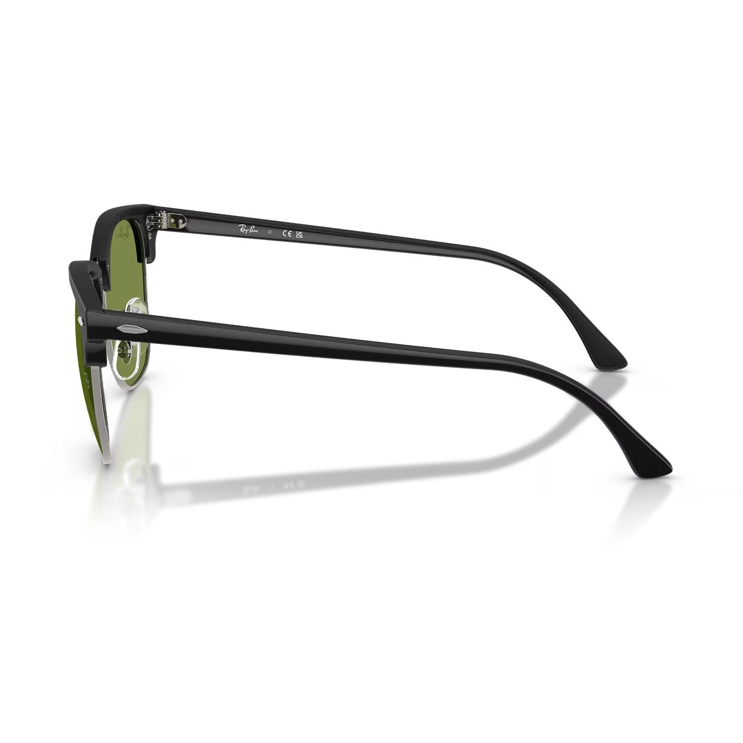 Ray-Ban Rb 3016 601S4E 51 Clubmaster Unisex Kare Siyah Kemik Güneş Gözlüğü