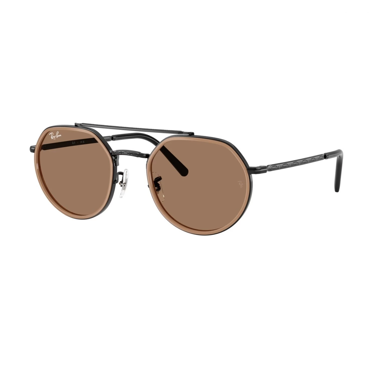 Ray-Ban Rb 3765 927973 53 Unisex Geometrik Siyah Metal Güneş Gözlüğü