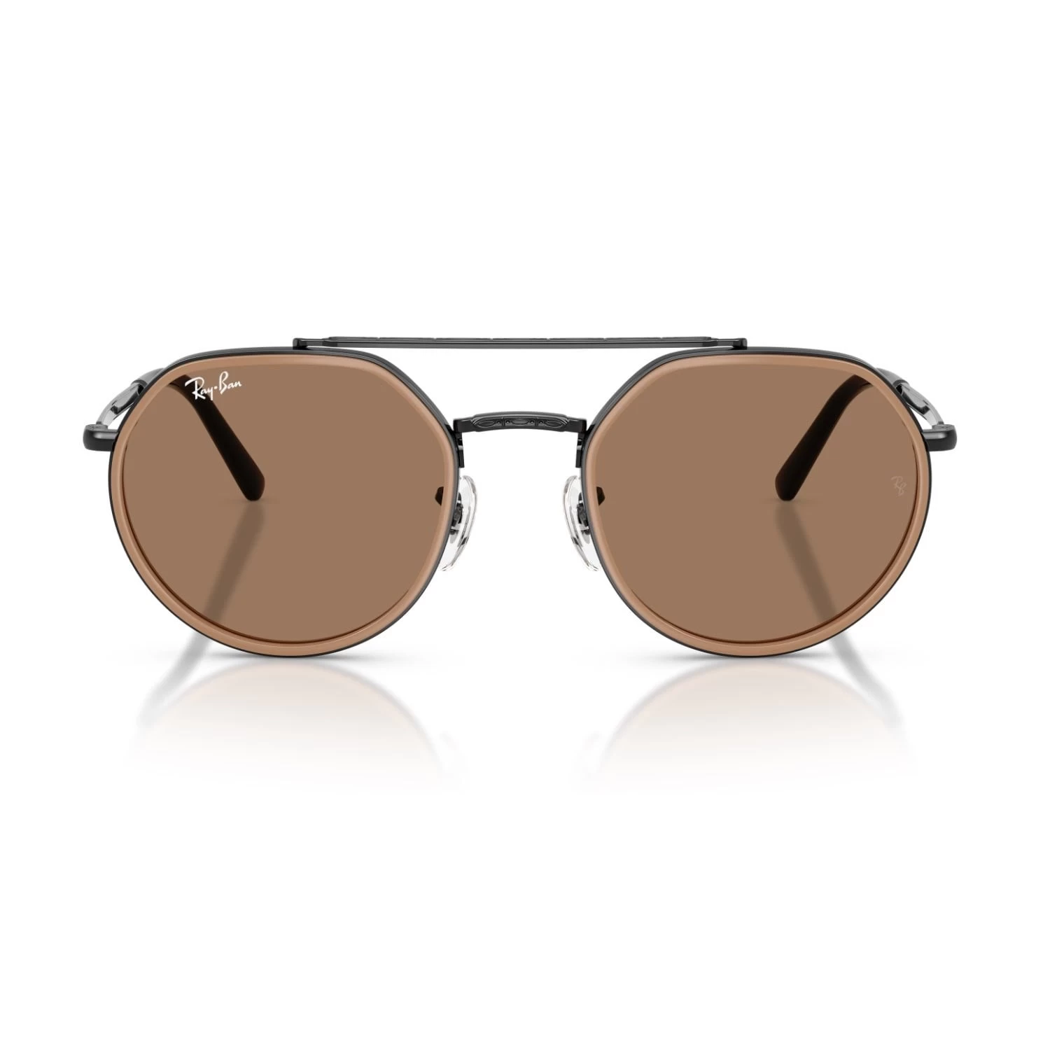 Ray-Ban Rb 3765 927973 53 Unisex Geometrik Siyah Metal Güneş Gözlüğü