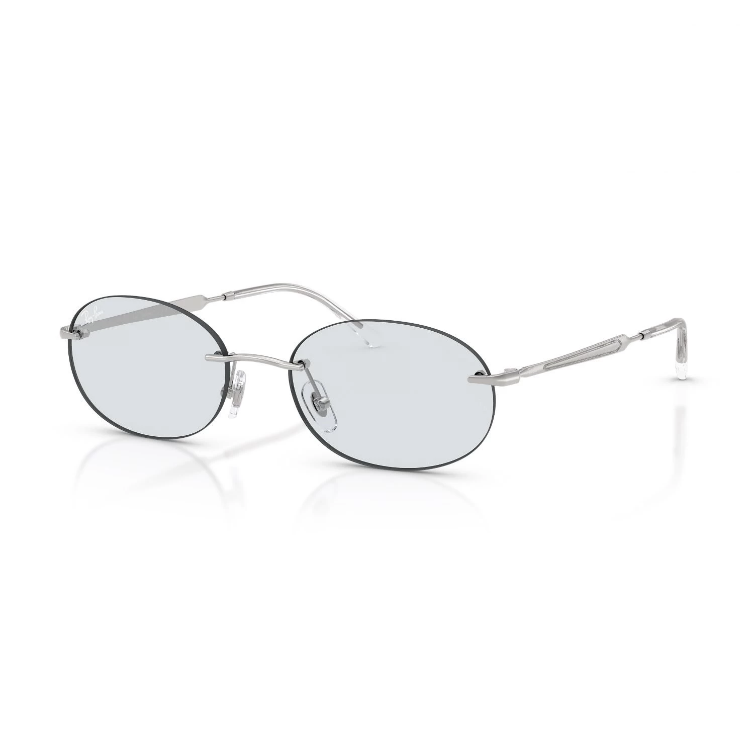 Ray-Ban Rb 3767 003Mf 54 Unisex Oval Photochromic Gümüş Metal Güneş Gözlüğü