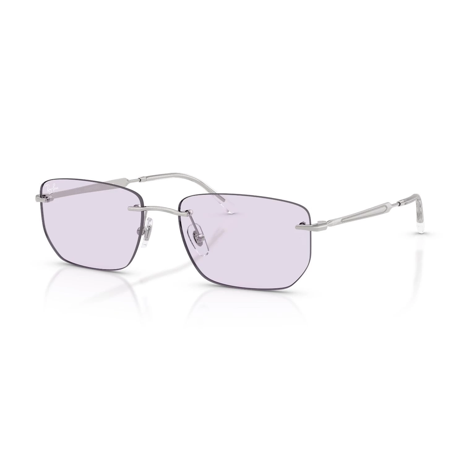 Ray-Ban Rb 3768 003Mh 56 Unisex Geometrik Photochromic Gümüş Metal Güneş Gözlüğü