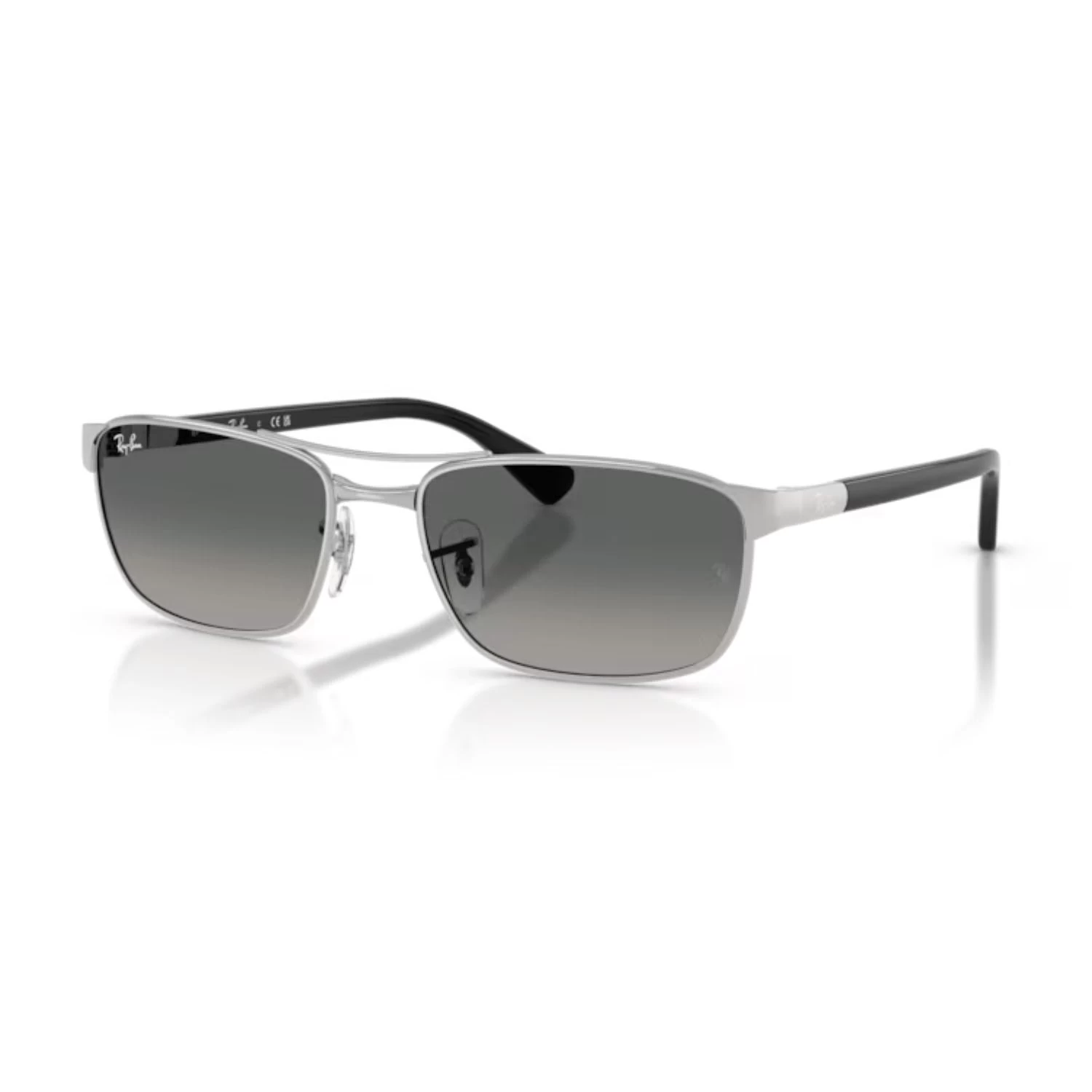 Ray-Ban Rb 3778 00371 57 Unisex Geometrik Gümüş Metal Güneş Gözlüğü
