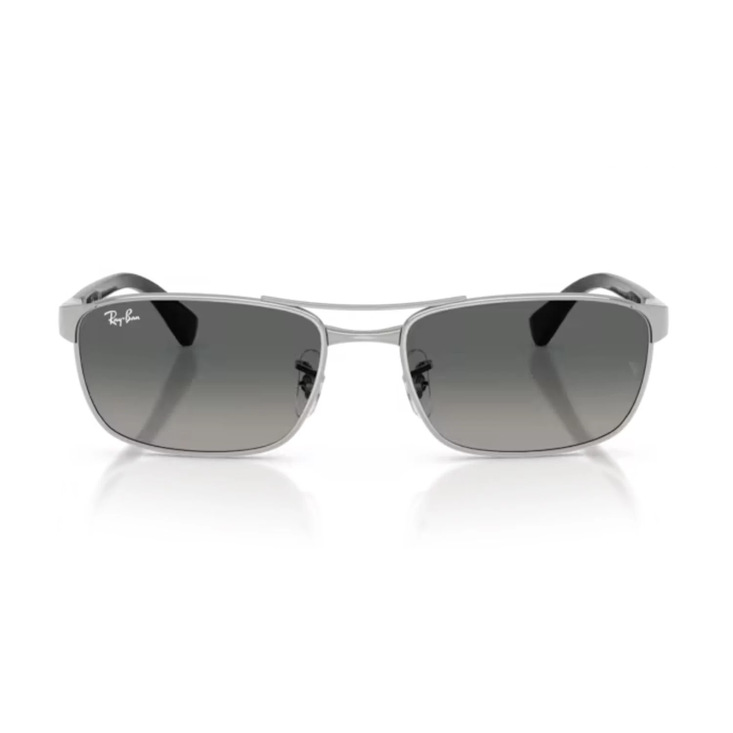 Ray-Ban Rb 3778 00371 57 Unisex Geometrik Gümüş Metal Güneş Gözlüğü