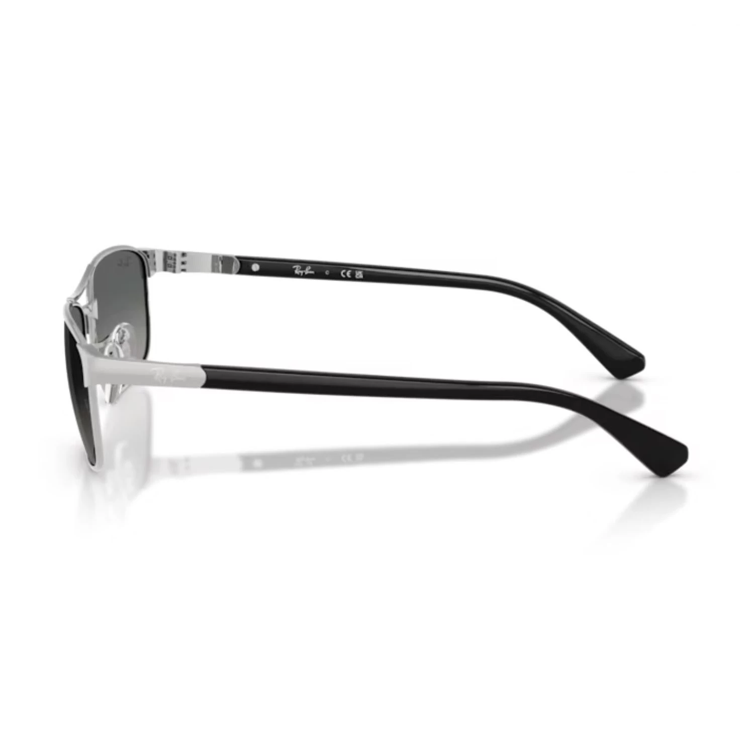 Ray-Ban Rb 3778 00371 57 Unisex Geometrik Gümüş Metal Güneş Gözlüğü