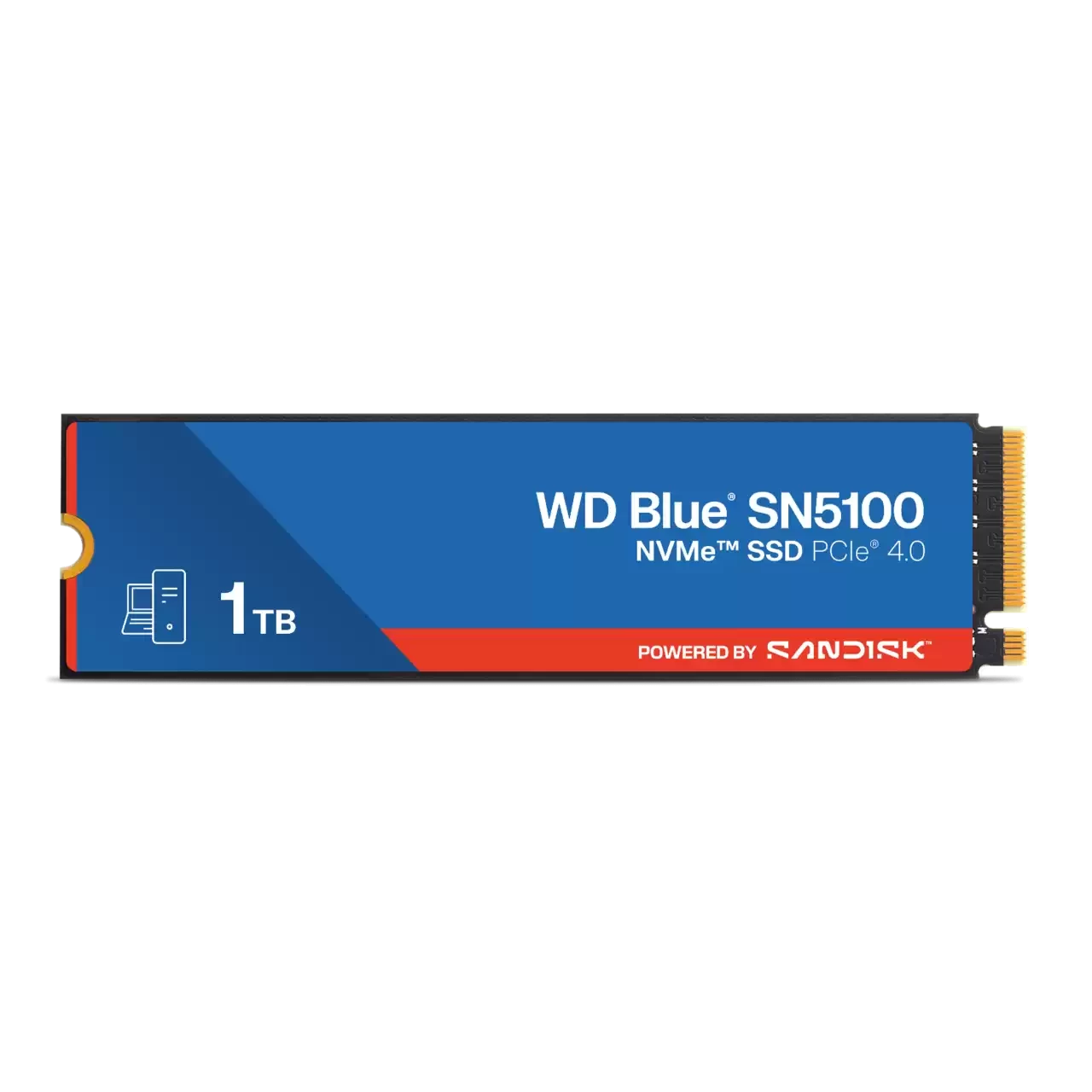 1Tb Wd Blue Sn5100 M.2 Nvme 7100/6700Mb/S Wds100T5B0E Ssd