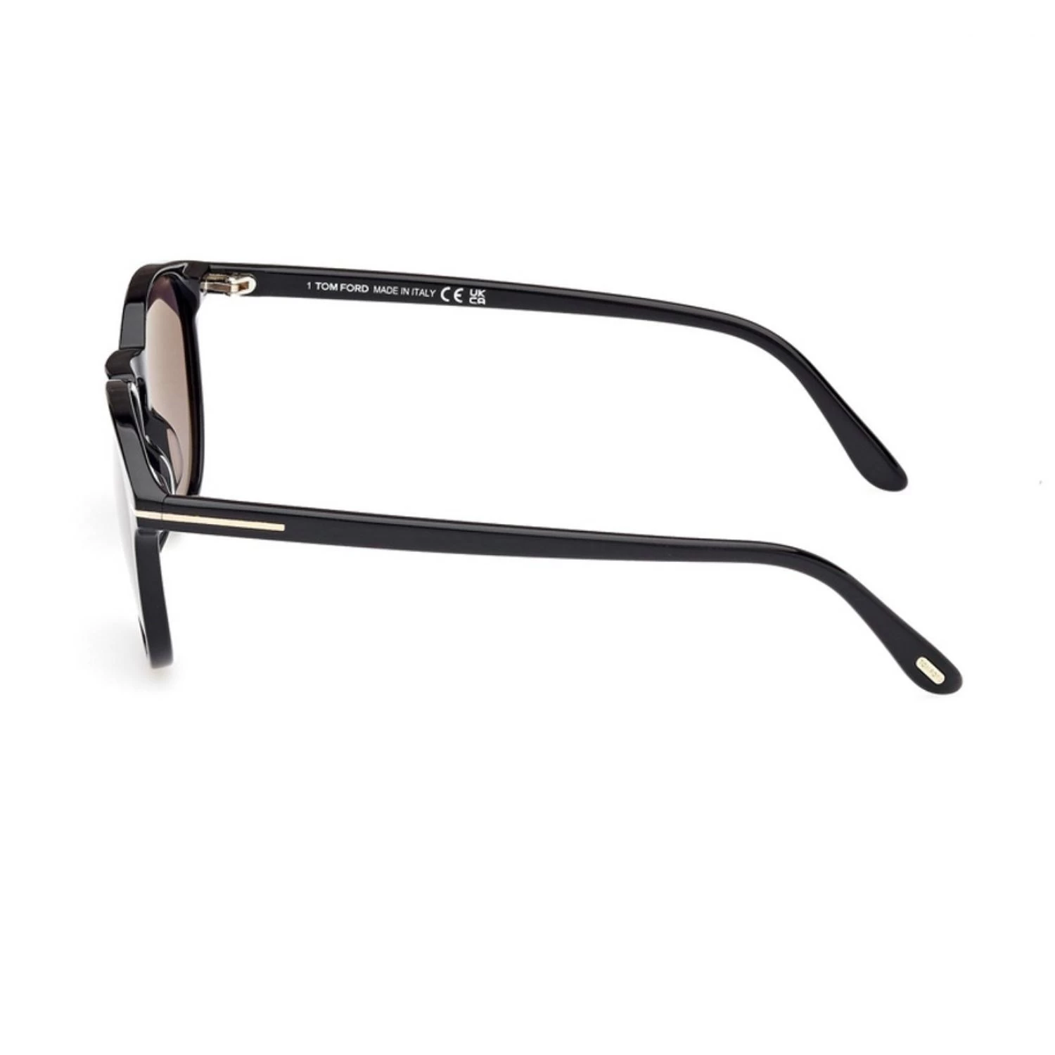 Tom Ford Tf 1097S 01Bg 53 Lewis Unisex Yuvarlak Siyah Kemik Güneş Gözlüğü