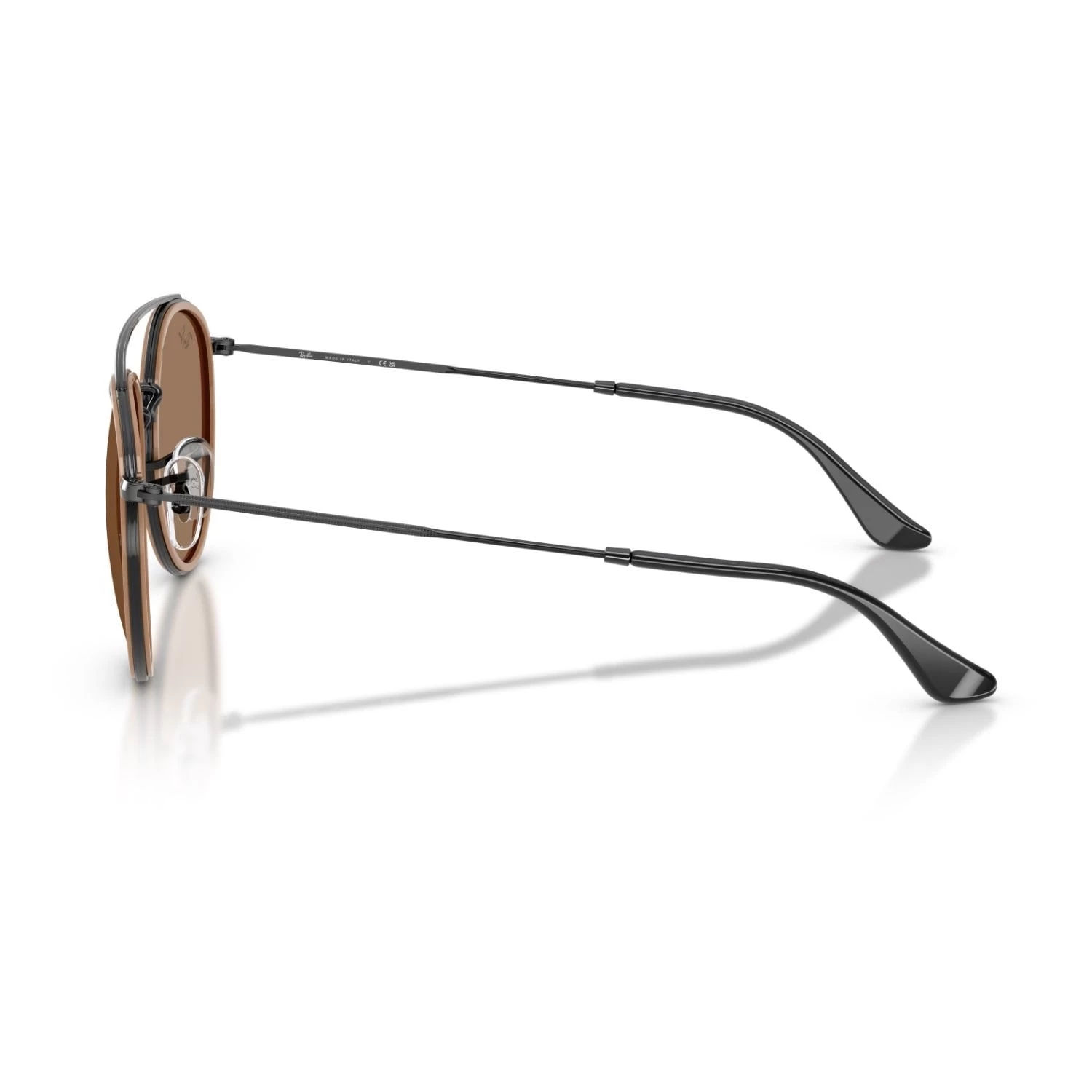 Ray-Ban Rb 3647N 927973 51 Unisex Yuvarlak Siyah Metal Güneş Gözlüğü