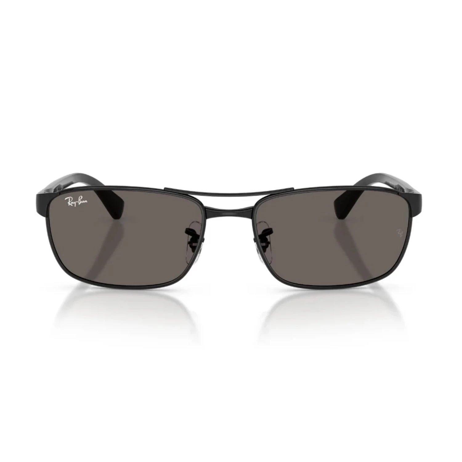 Ray-Ban Rb 3778 002B1 57 Unisex Geometrik Siyah Metal Güneş Gözlüğü