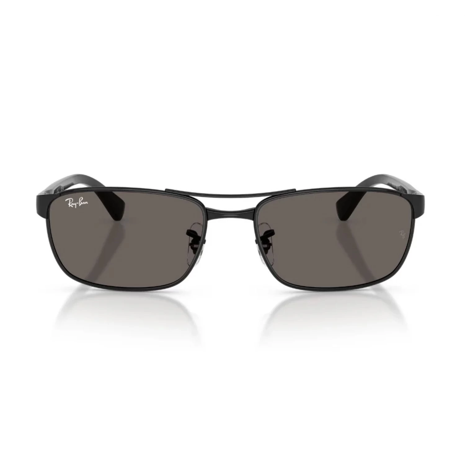 Ray-Ban Rb 3778 002B1 60 Unisex Geometrik Siyah Metal Güneş Gözlüğü